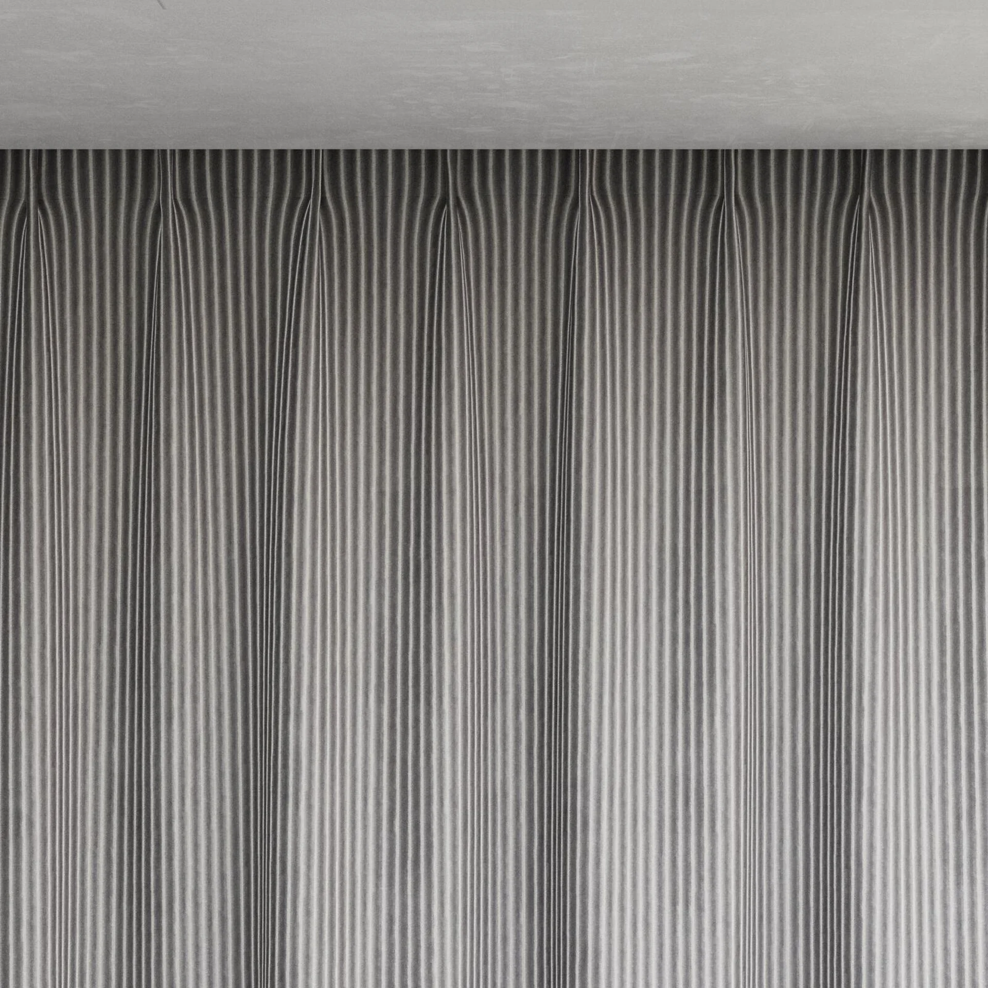 Top view of Embrace Iron, pinch pleat