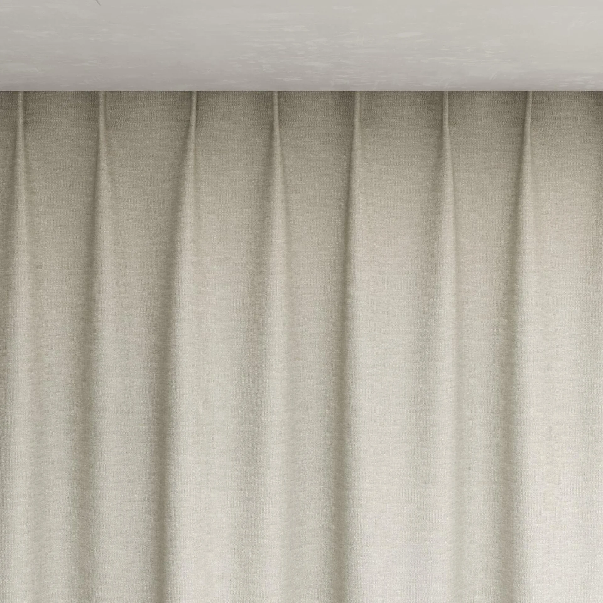 Top view of Goa Feather, pinch pleat