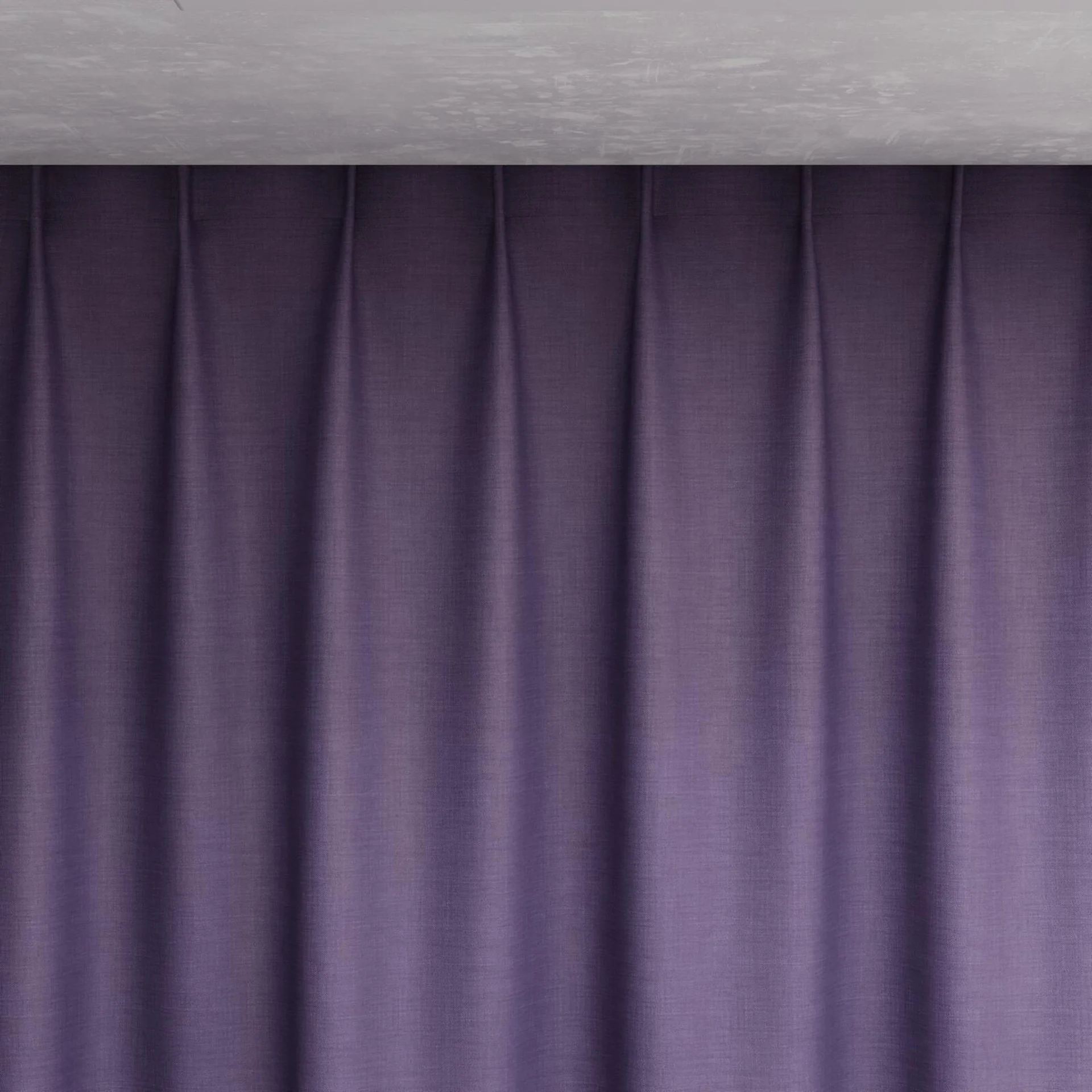 Top view of Loci Dim Out Blueberry, pinch pleat