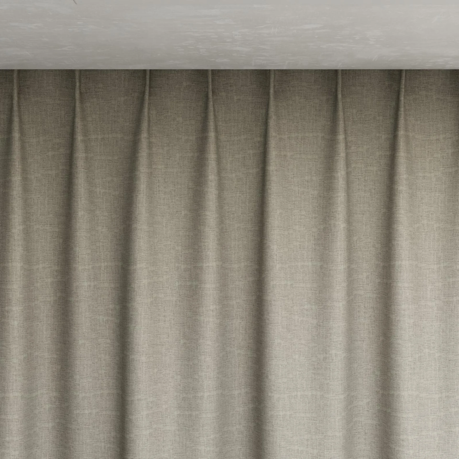 Top view of Stonewall Blackout Elephant, pinch pleat