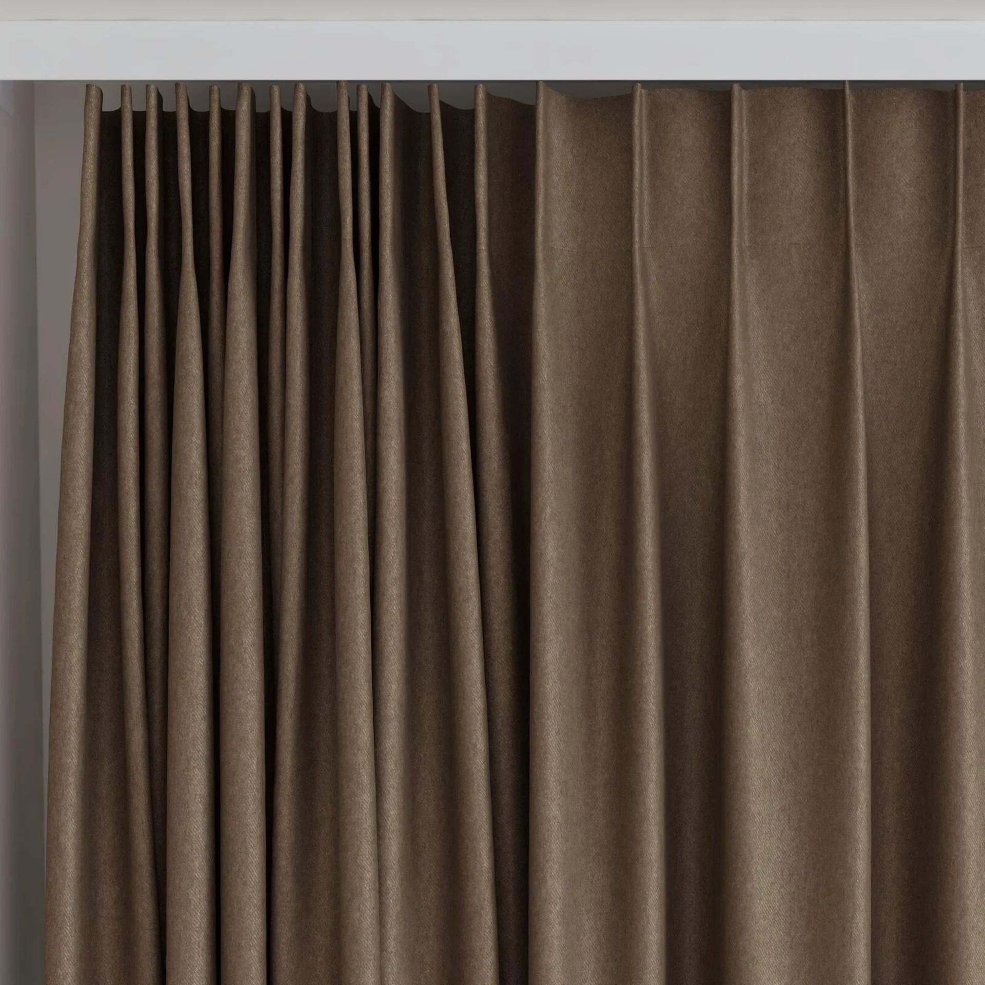 Top view of Woolly/Woolen Mushroom, on curtain rail