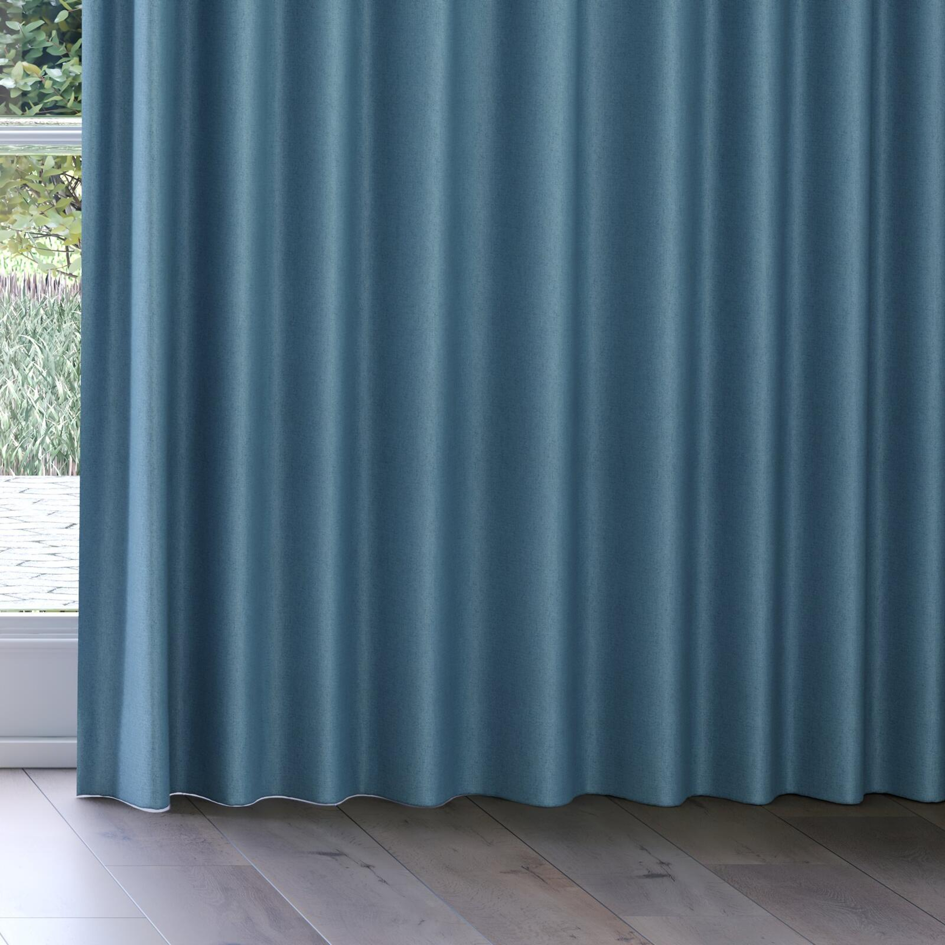 Bottom view of Liberate Petrol, on curtain rail