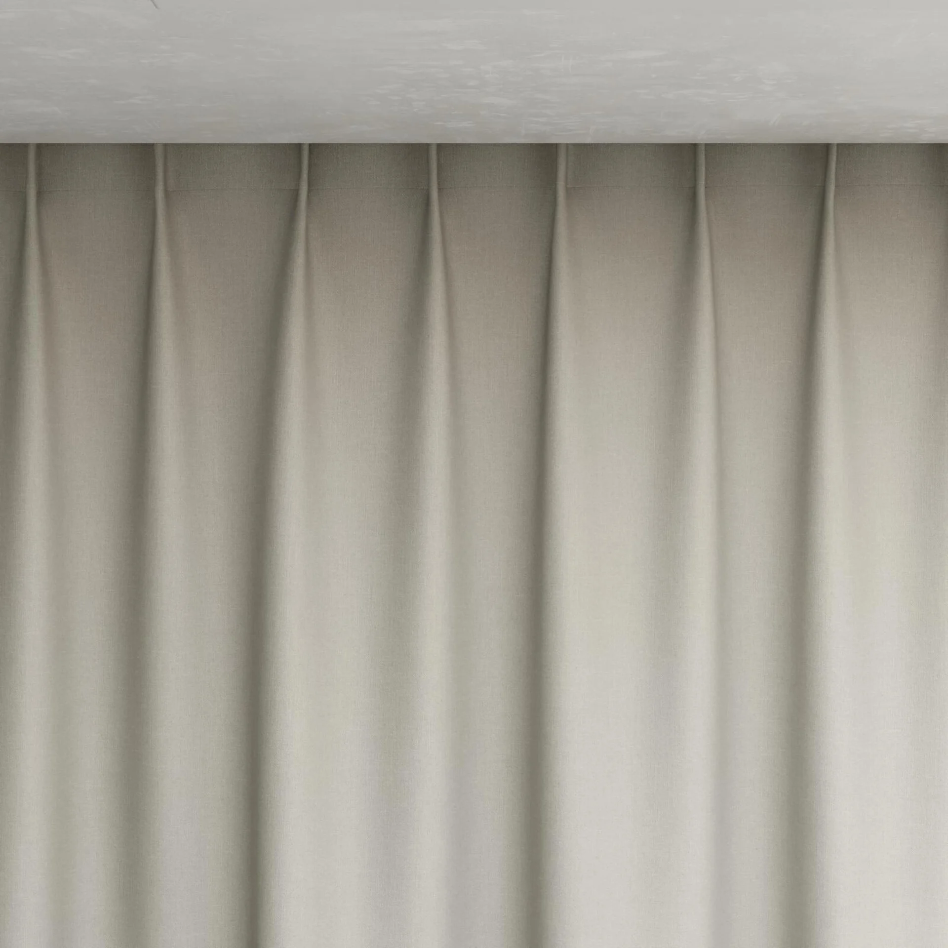 Top view of Kanvas Dove, pinch pleat