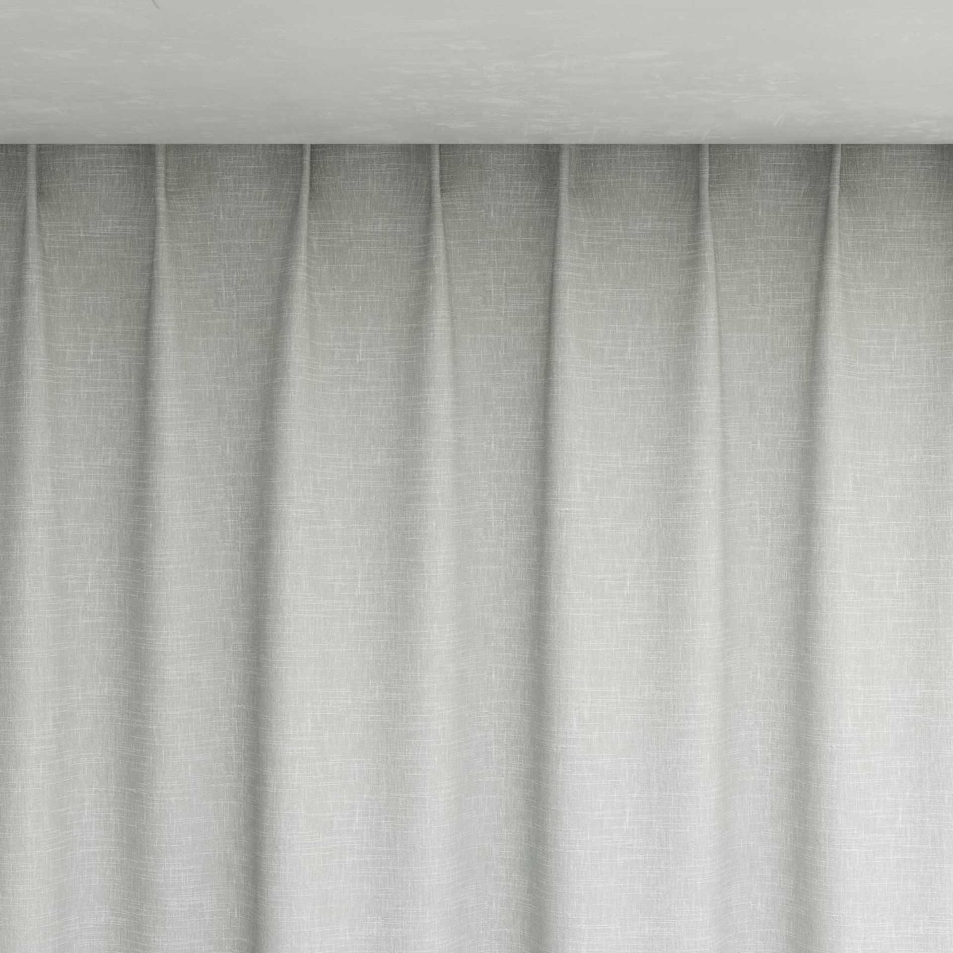 Top view of Artemis Glass, pinch pleat