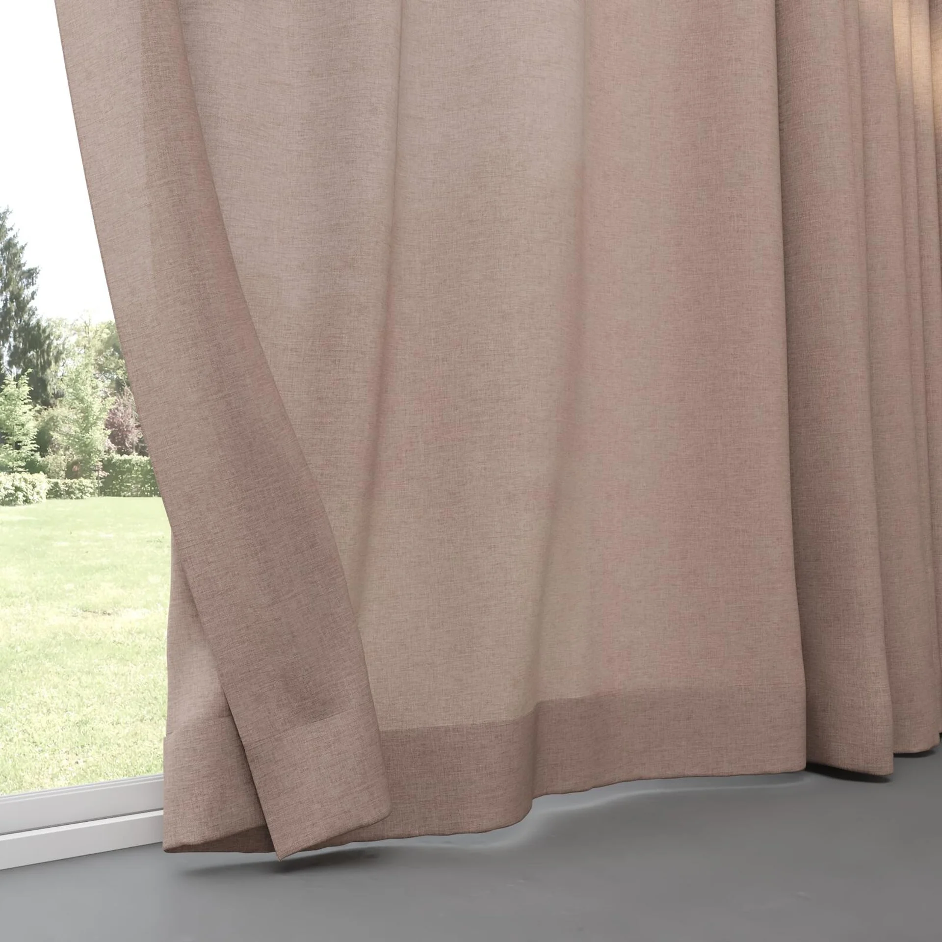 Bottom view of Envoy 2 Terra 320cm, pinch pleat