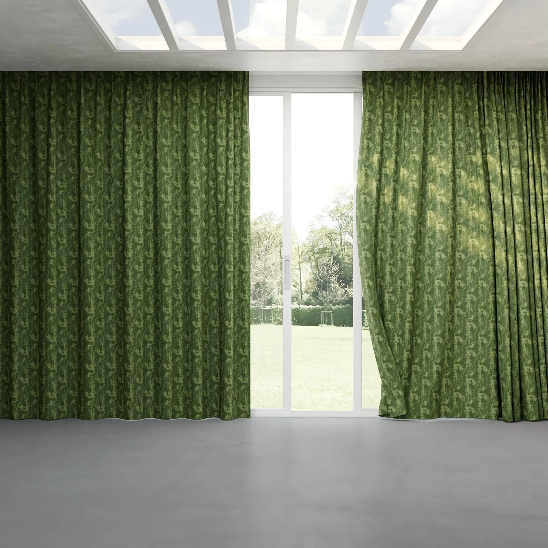 Full view of Innovation Sage, pinch pleat