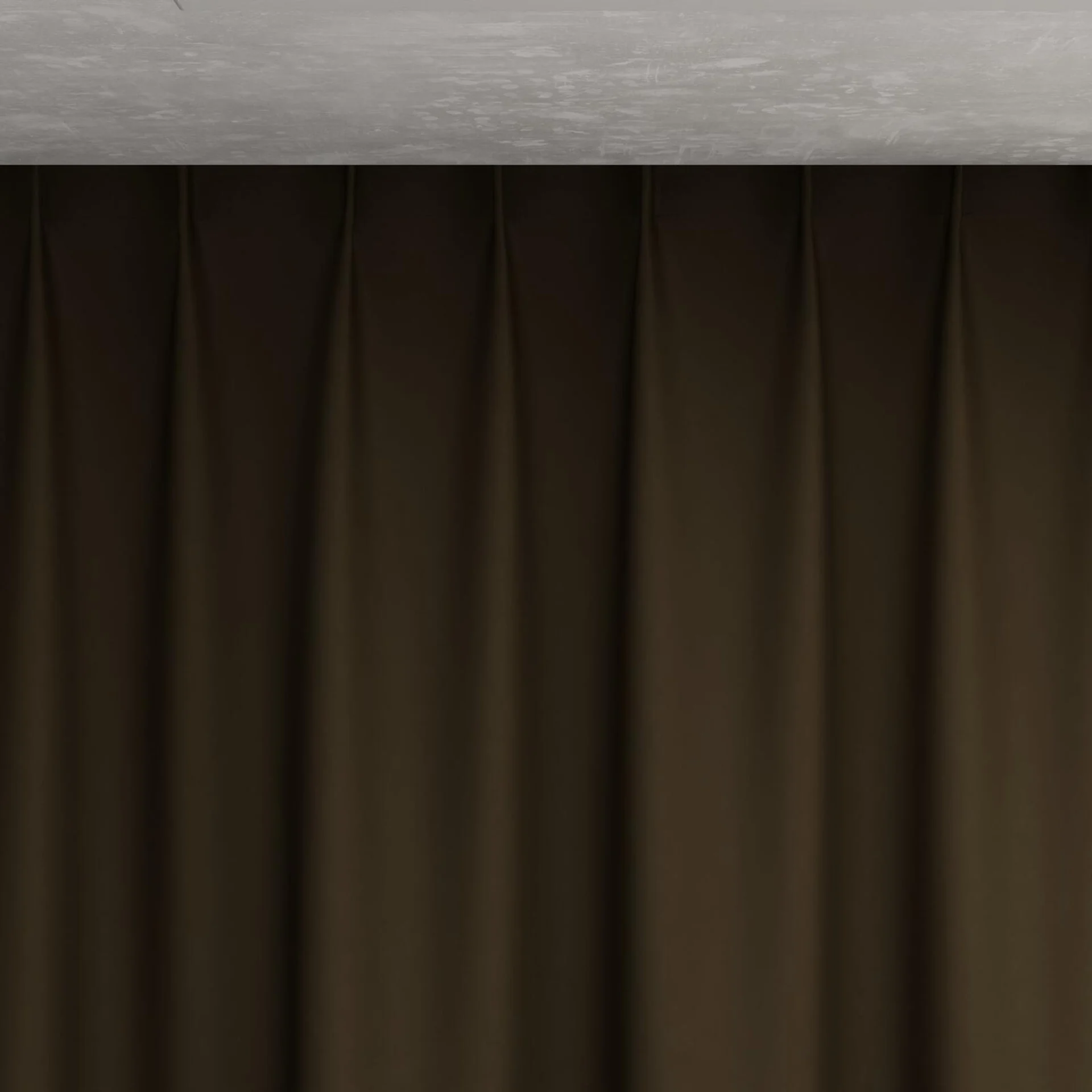 Top view of Vela Mink, pinch pleat