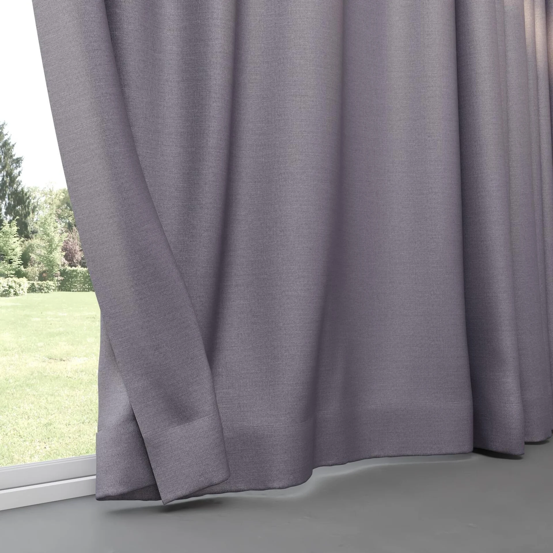 Bottom view of Linex Parma, pinch pleat
