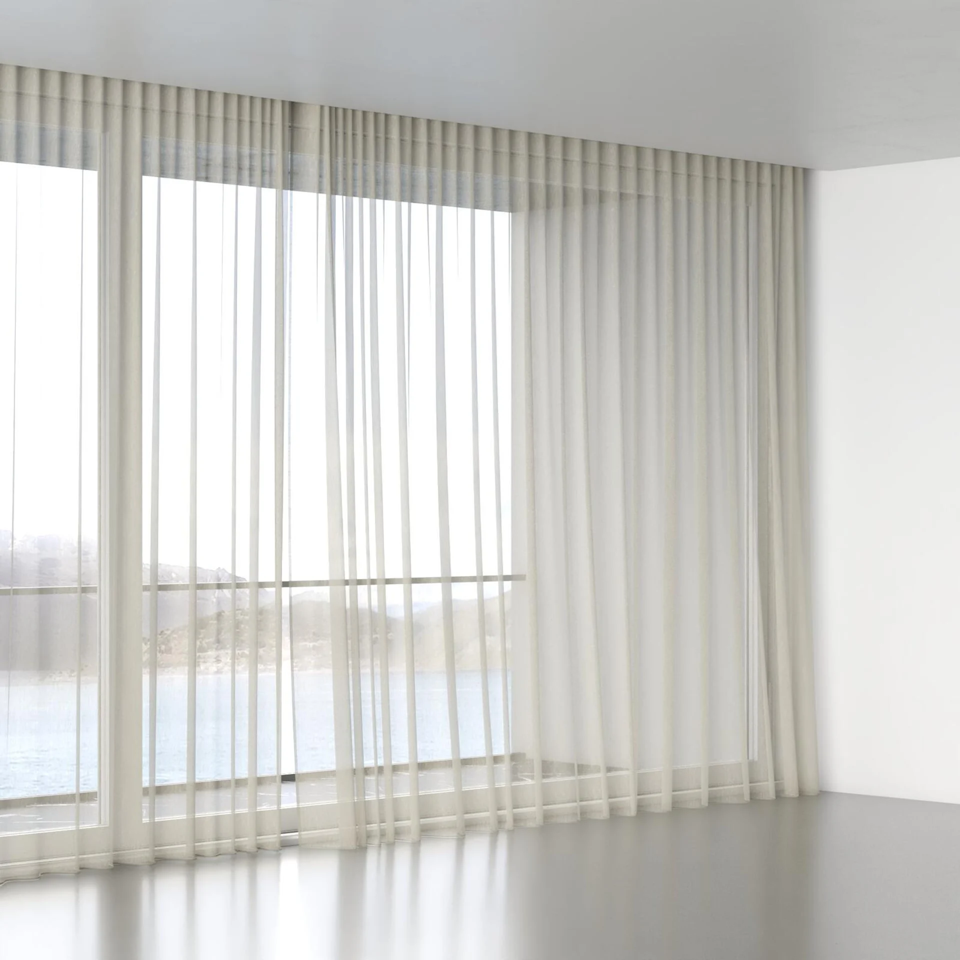 Full view of Aurora Sandstone, wave pleat