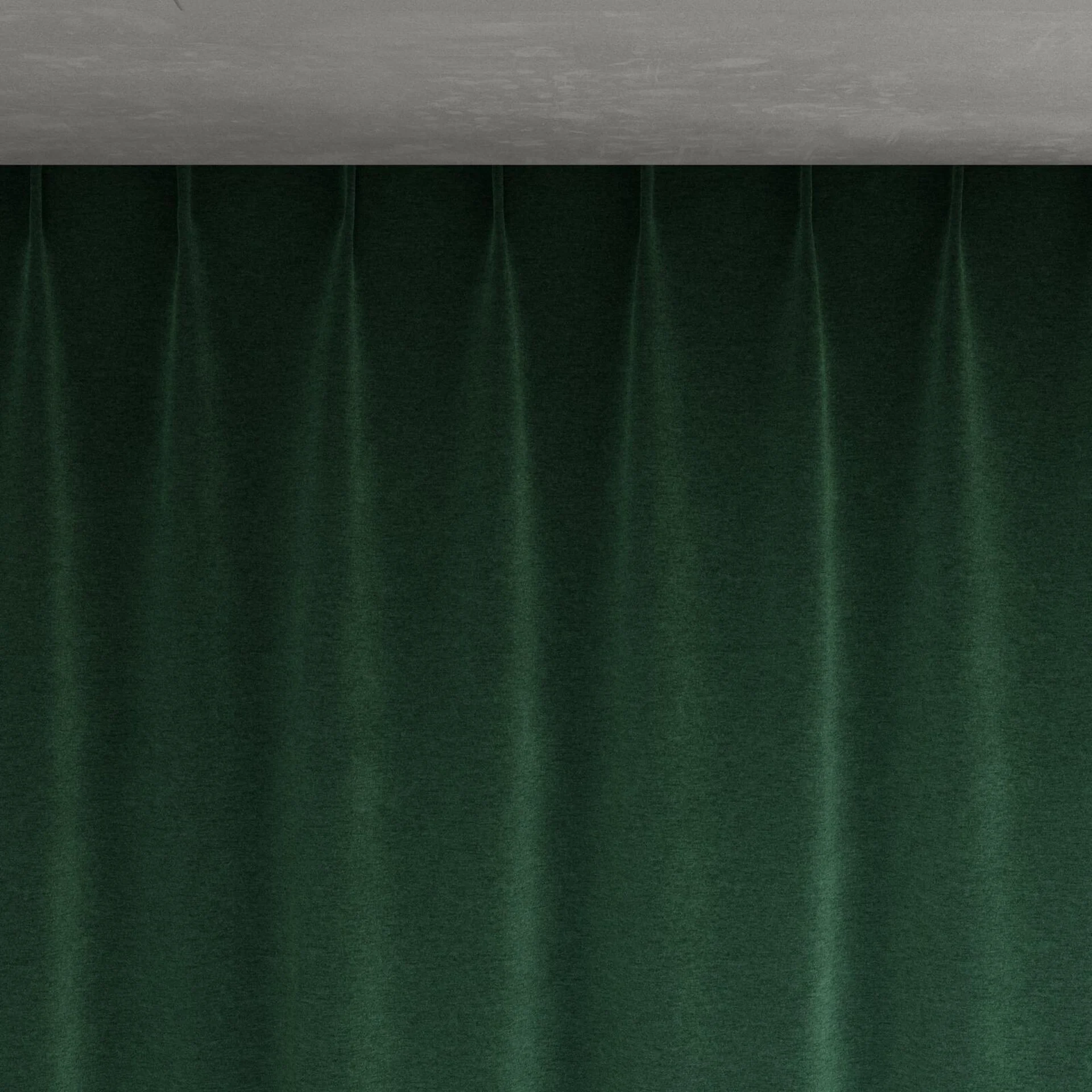 Top view of Geneva Ivy, pinch pleat