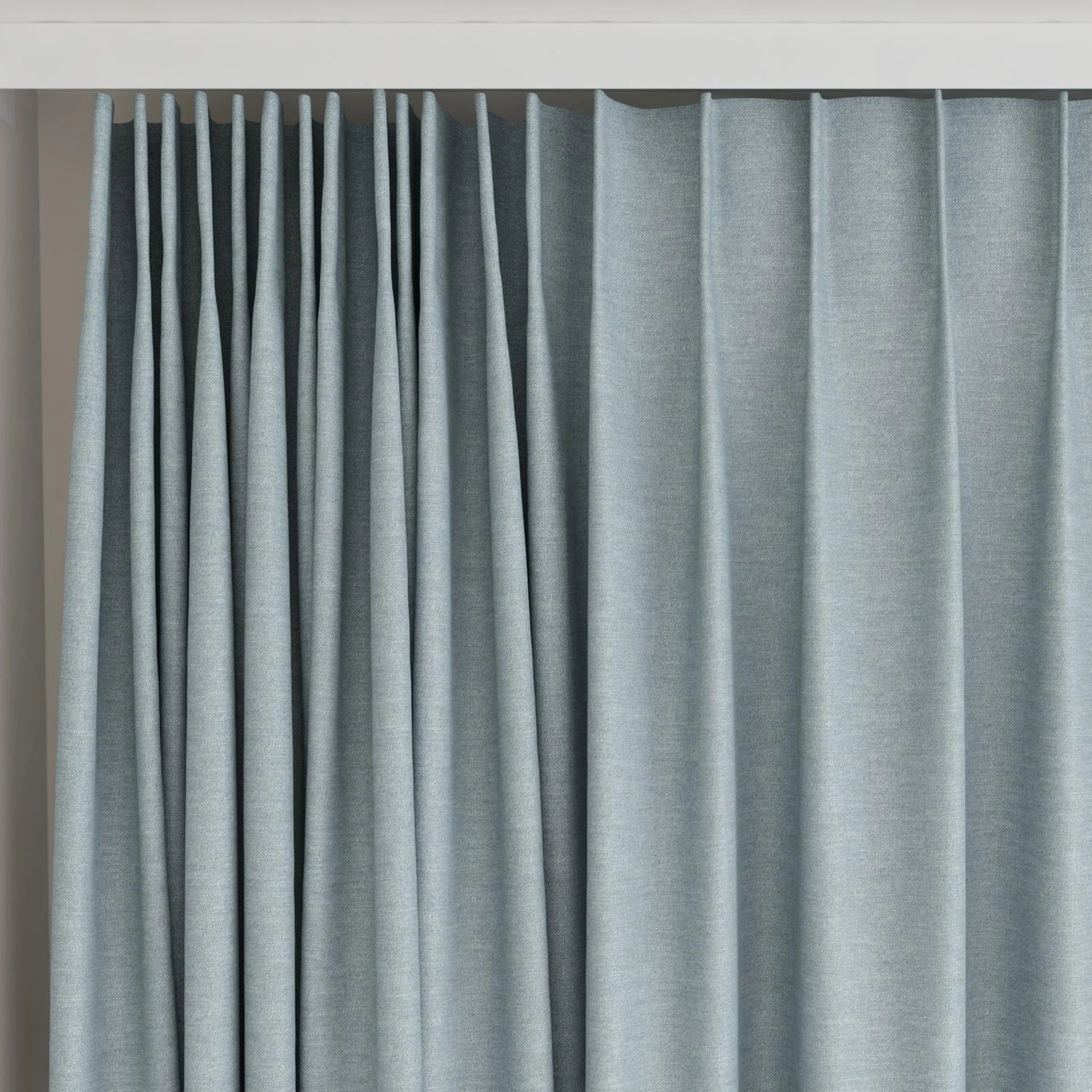 Top view of Casual Pool, on curtain rail