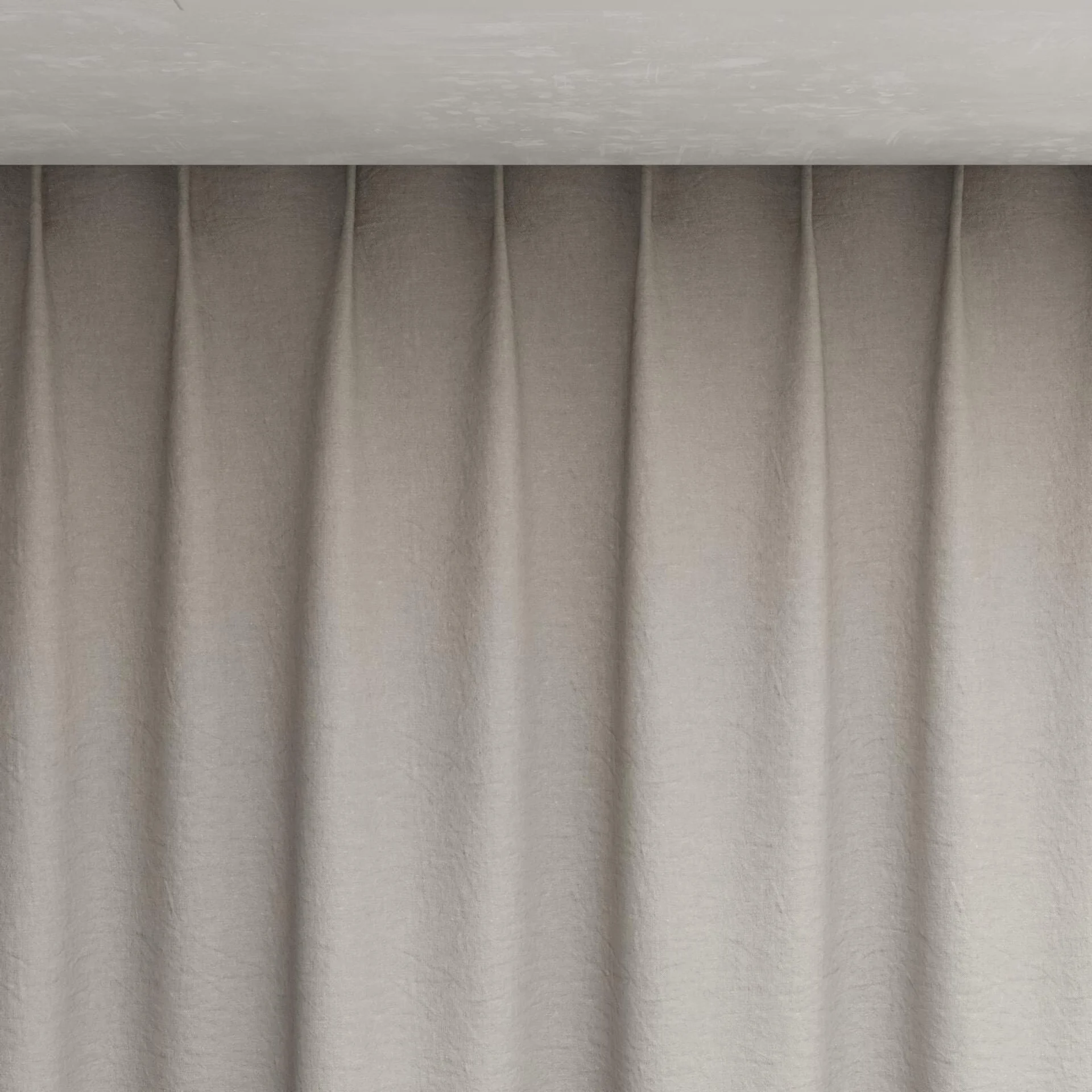 Top view of Obi Stonewash Stone, pinch pleat
