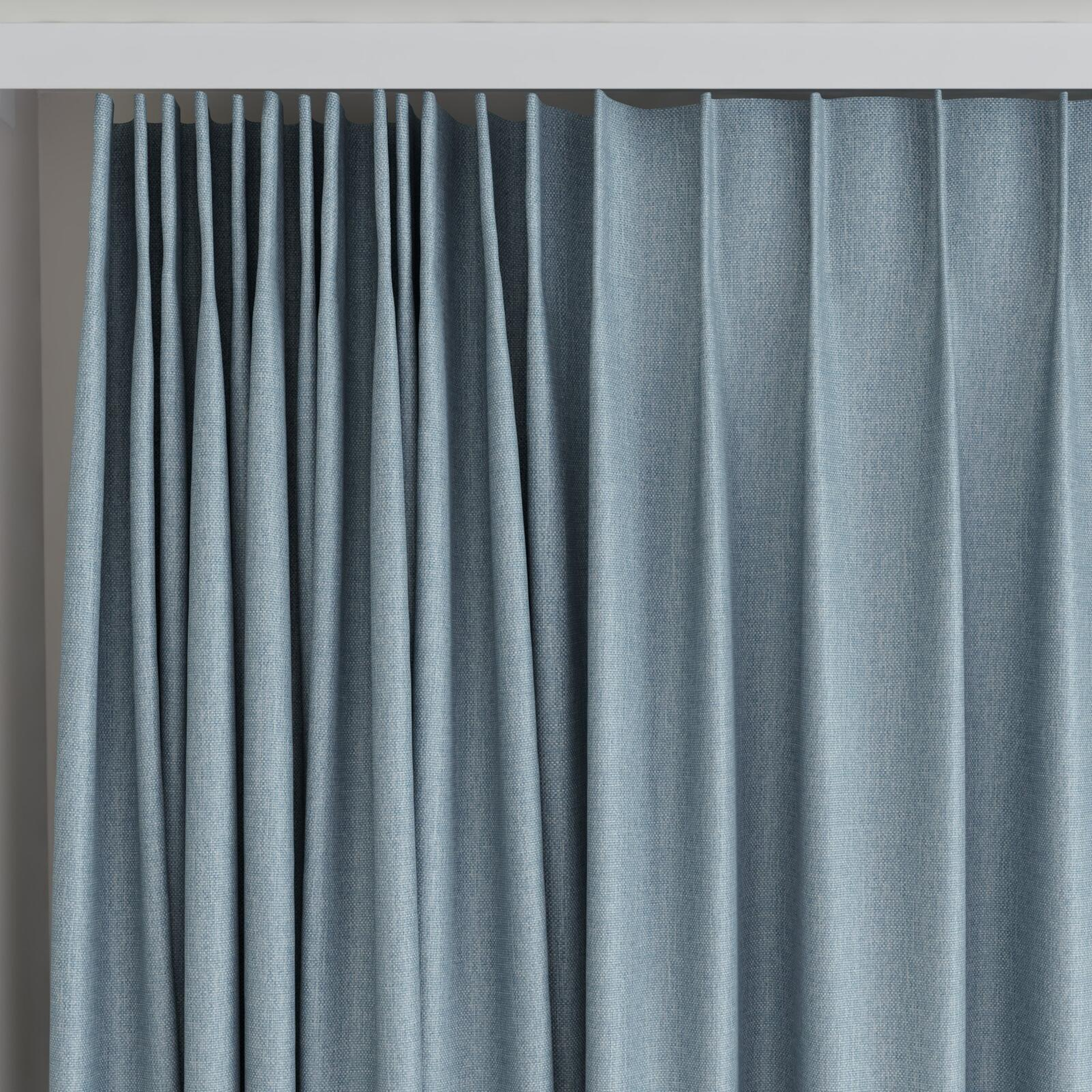 Top view of Science Mineral, on curtain rail