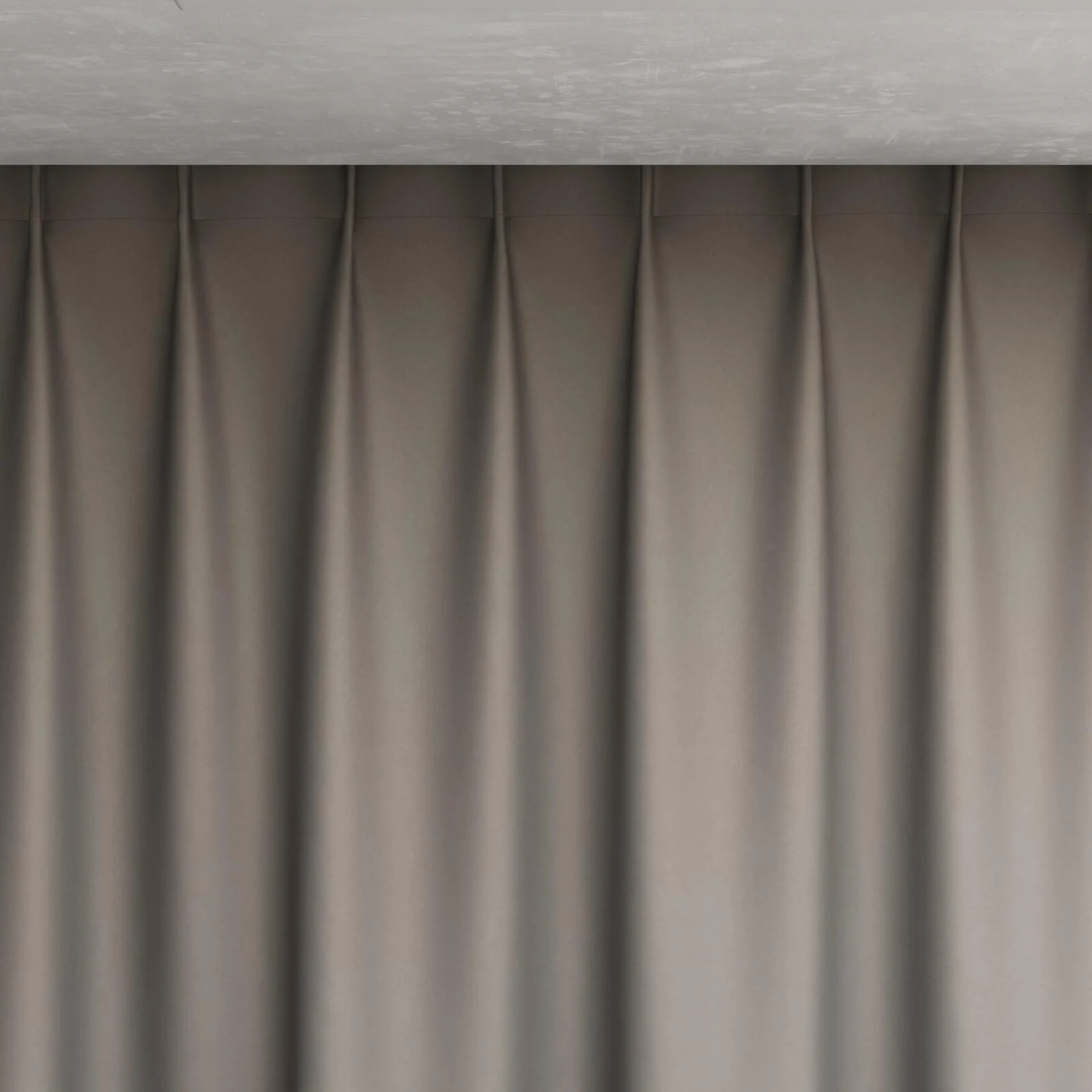 Top view of Re-Vive Slate, pinch pleat