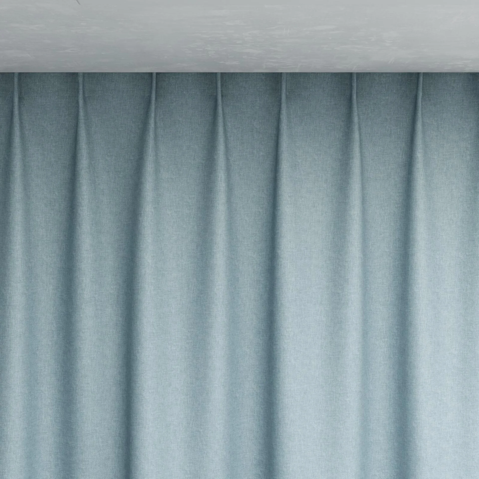 Top view of Hometown Sky, pinch pleat