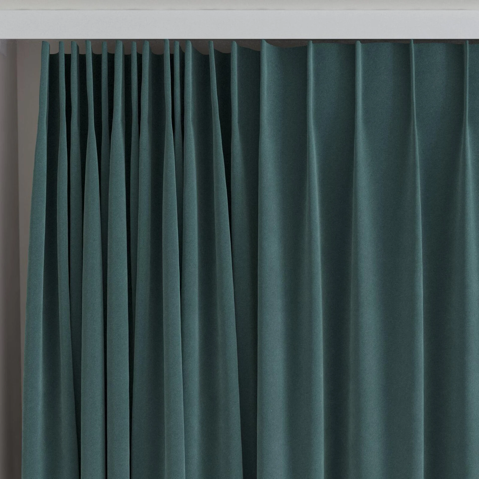 Top view of Verbier Scuba, on curtain rail