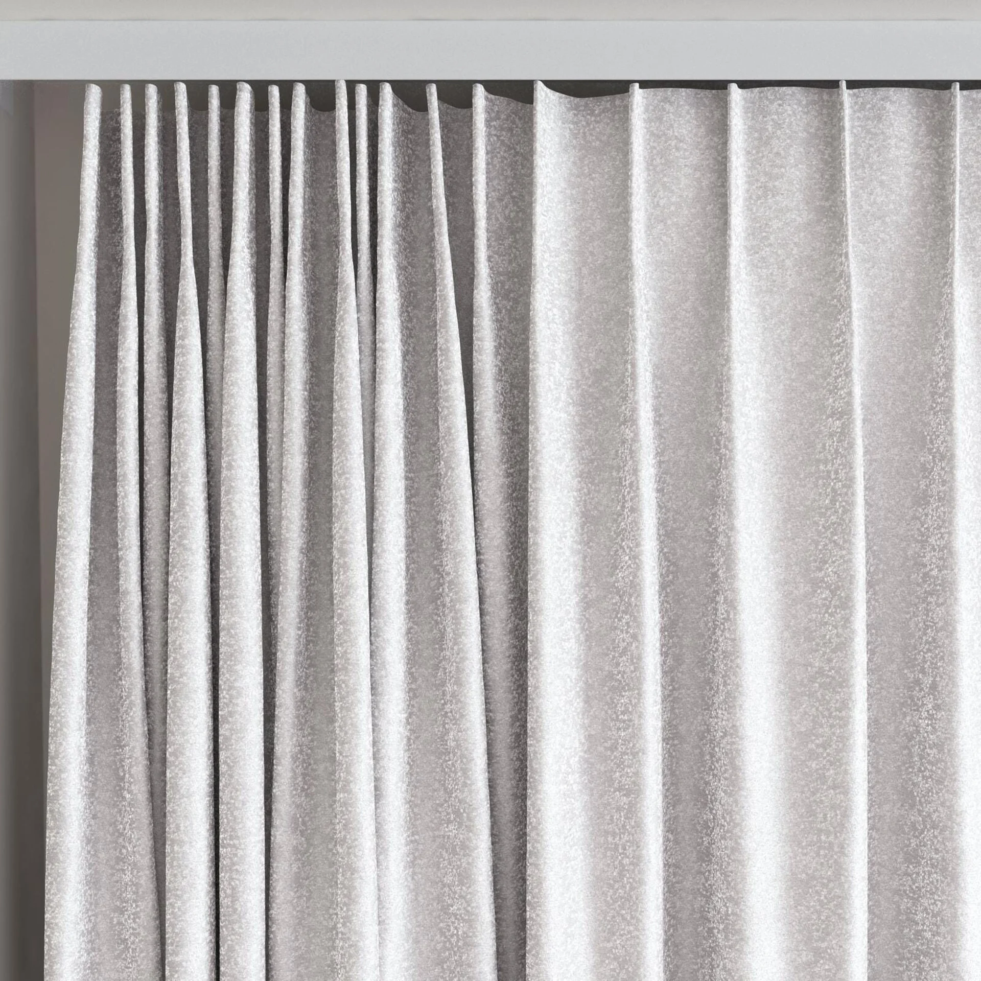 Top view of Brigadier Limestone, on curtain rail
