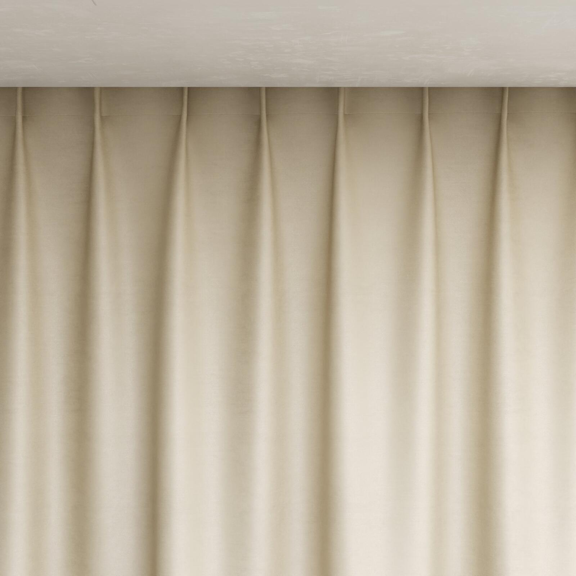 Top view of Mont Blanc Nougat, pinch pleat