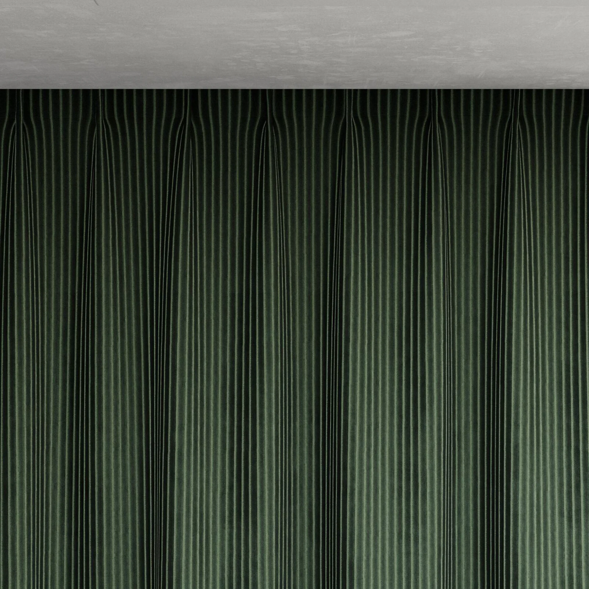 Top view of Embrace Spinach, pinch pleat