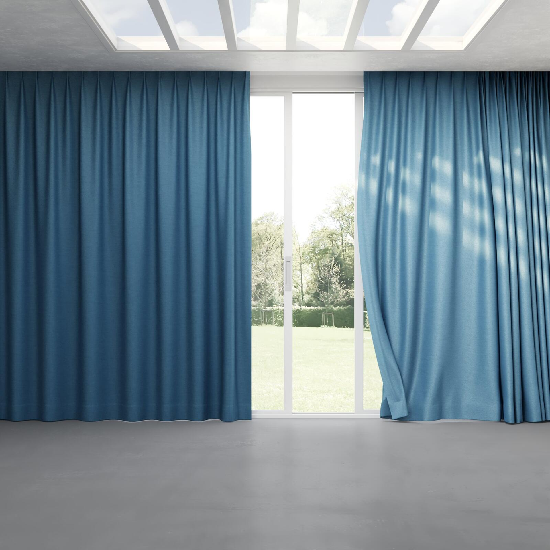 Full view of Drama Spa, pinch pleat