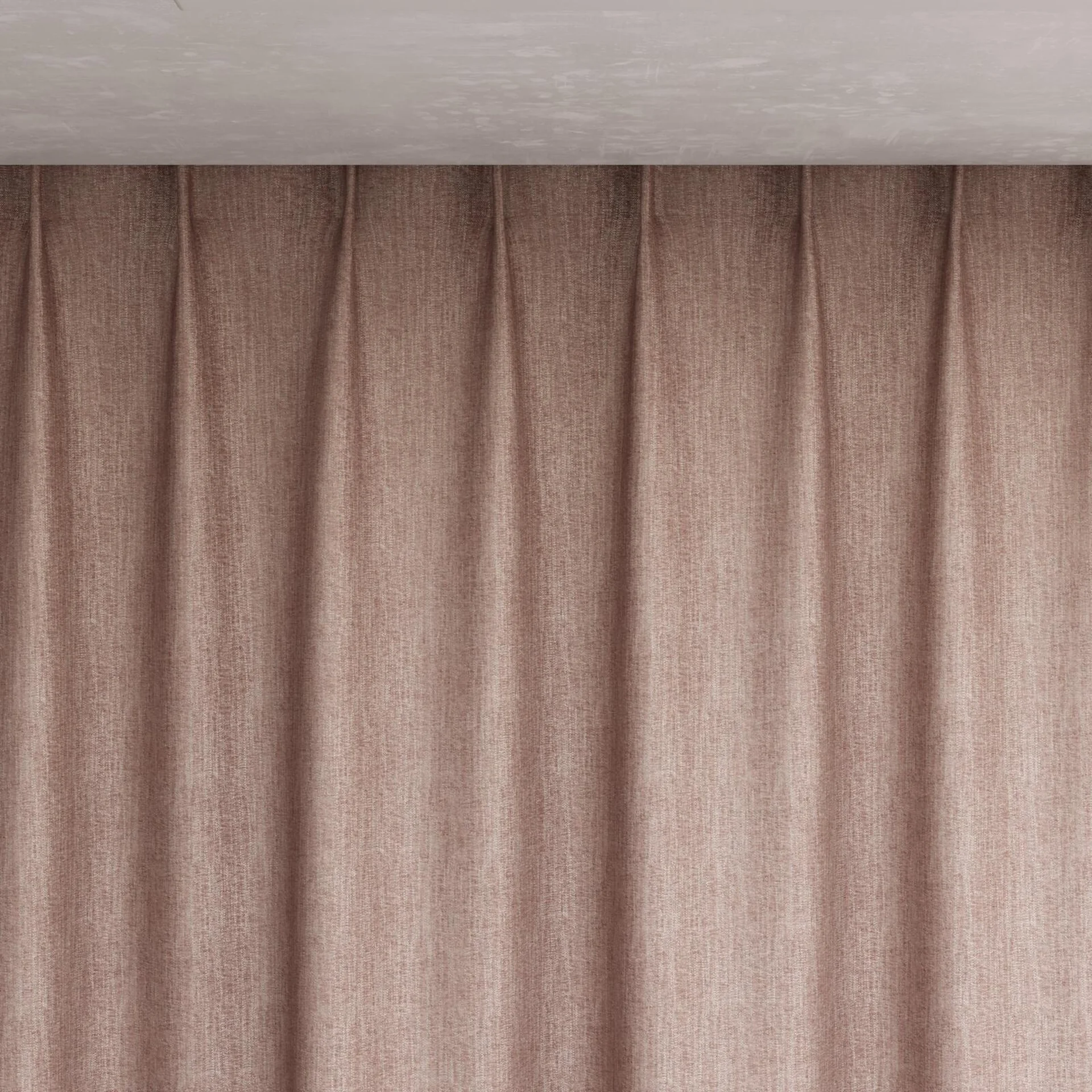 Top view of Trezor Boudoir, pinch pleat