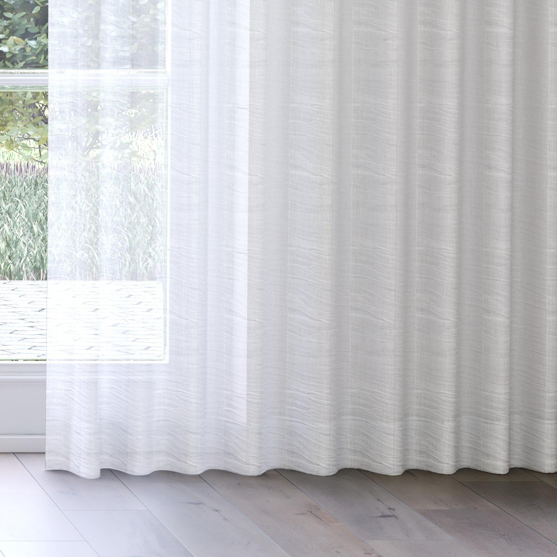Bottom view of Impression Willow, on curtain rail