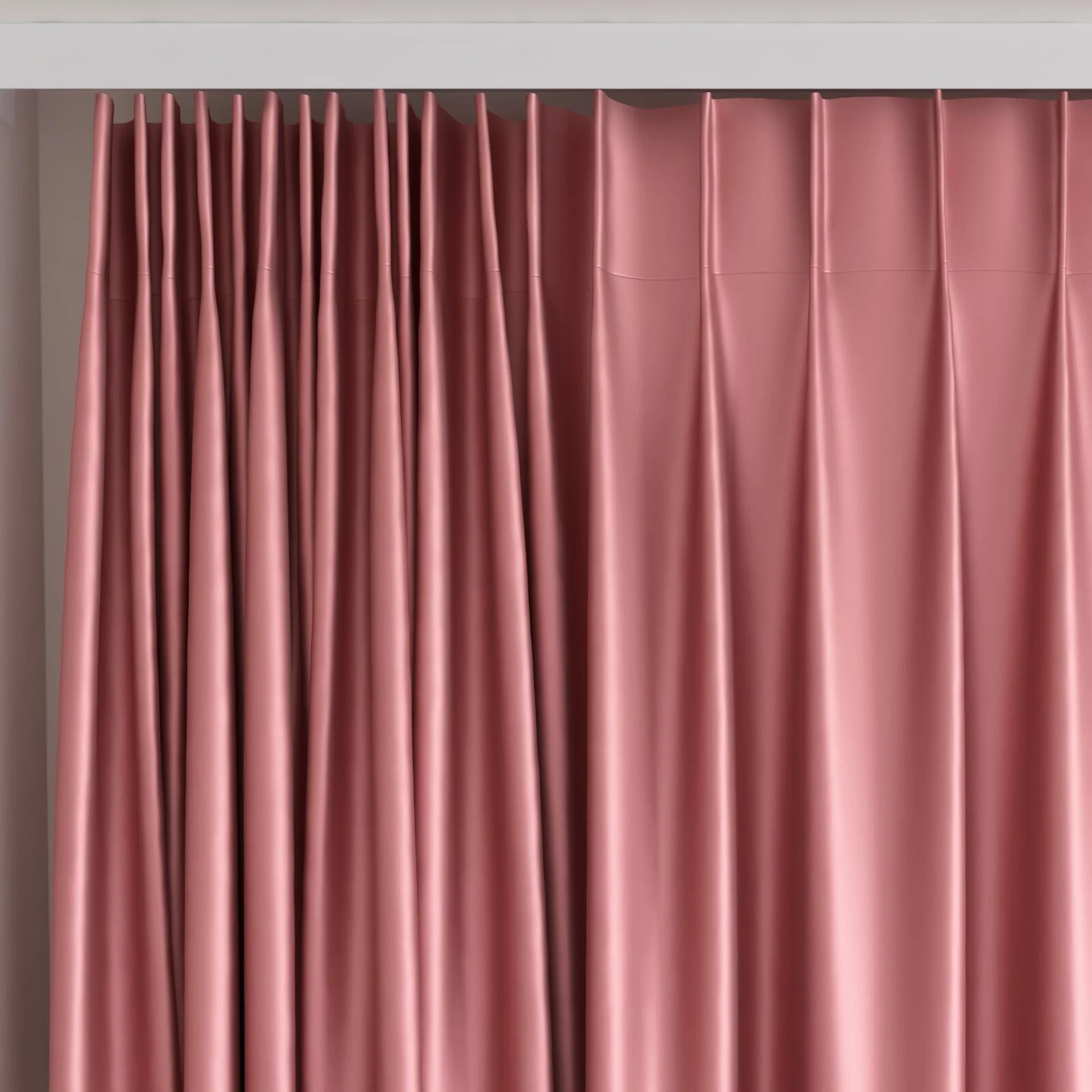 Top view of North Face Blossom, on curtain rail