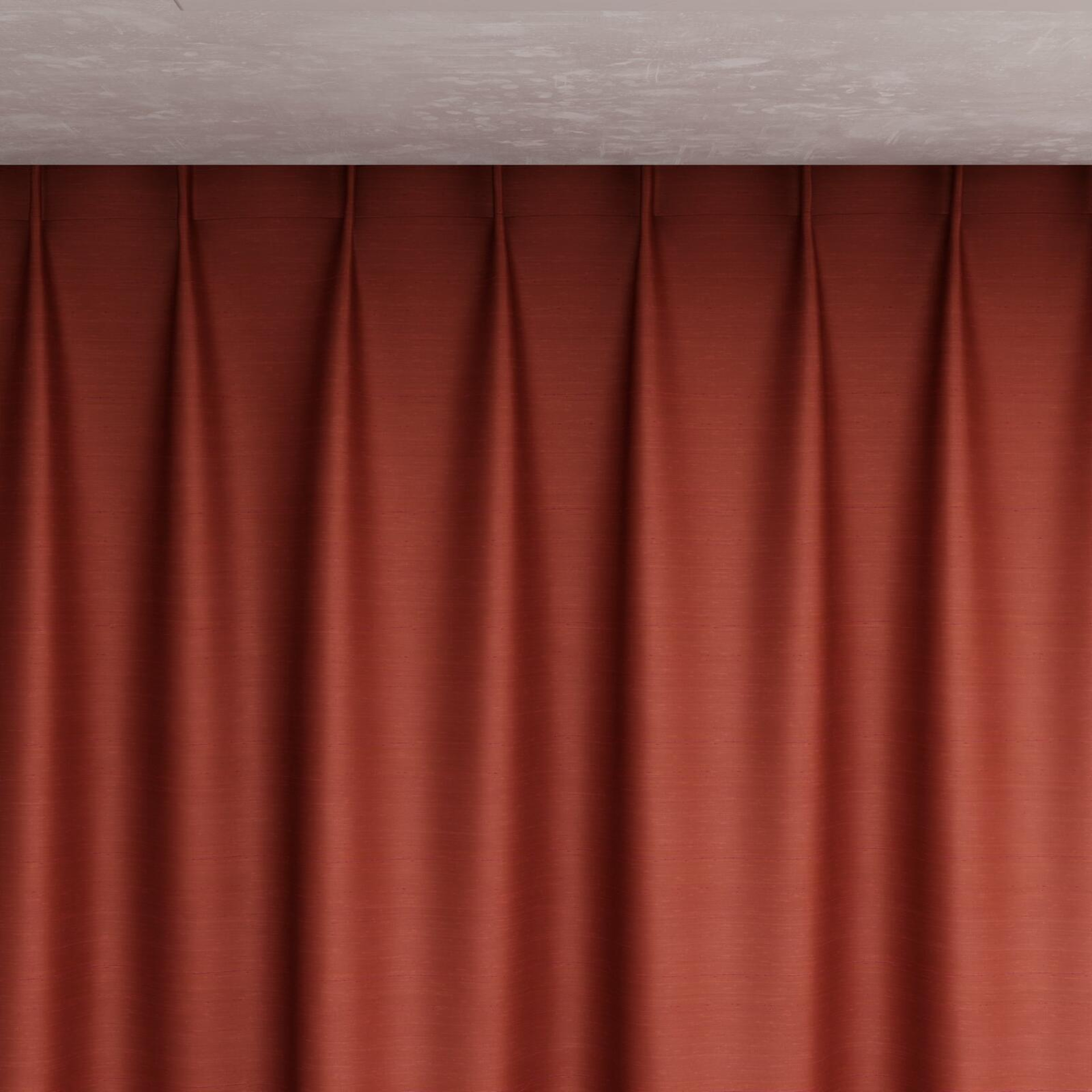 Top view of Silky Berry, pinch pleat