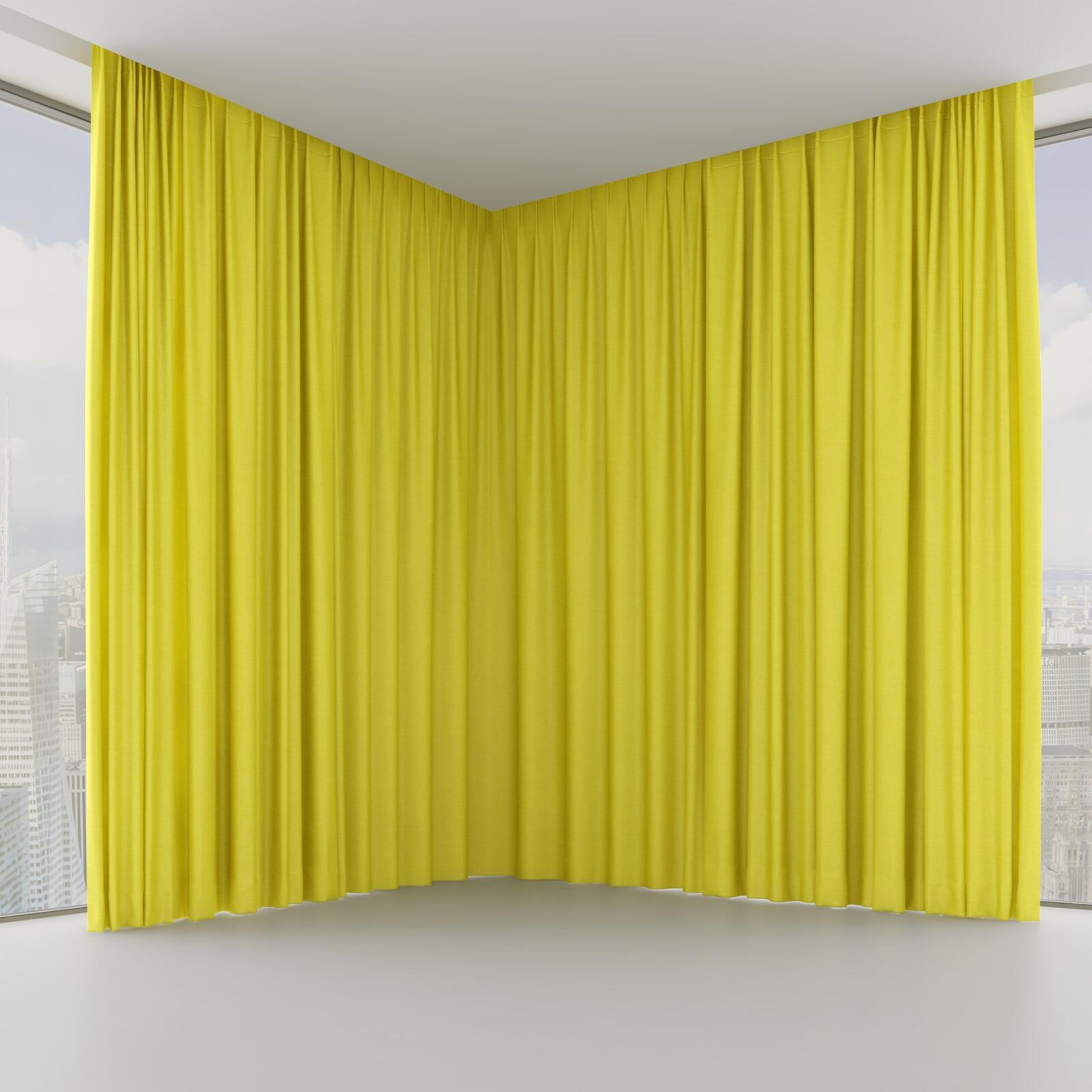 Front view of Provence Sulphur, on hidden rail
