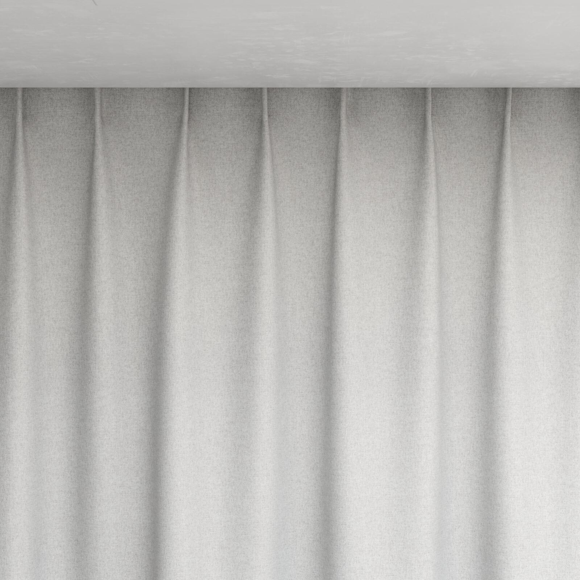 Top view of Liberate Fog, pinch pleat