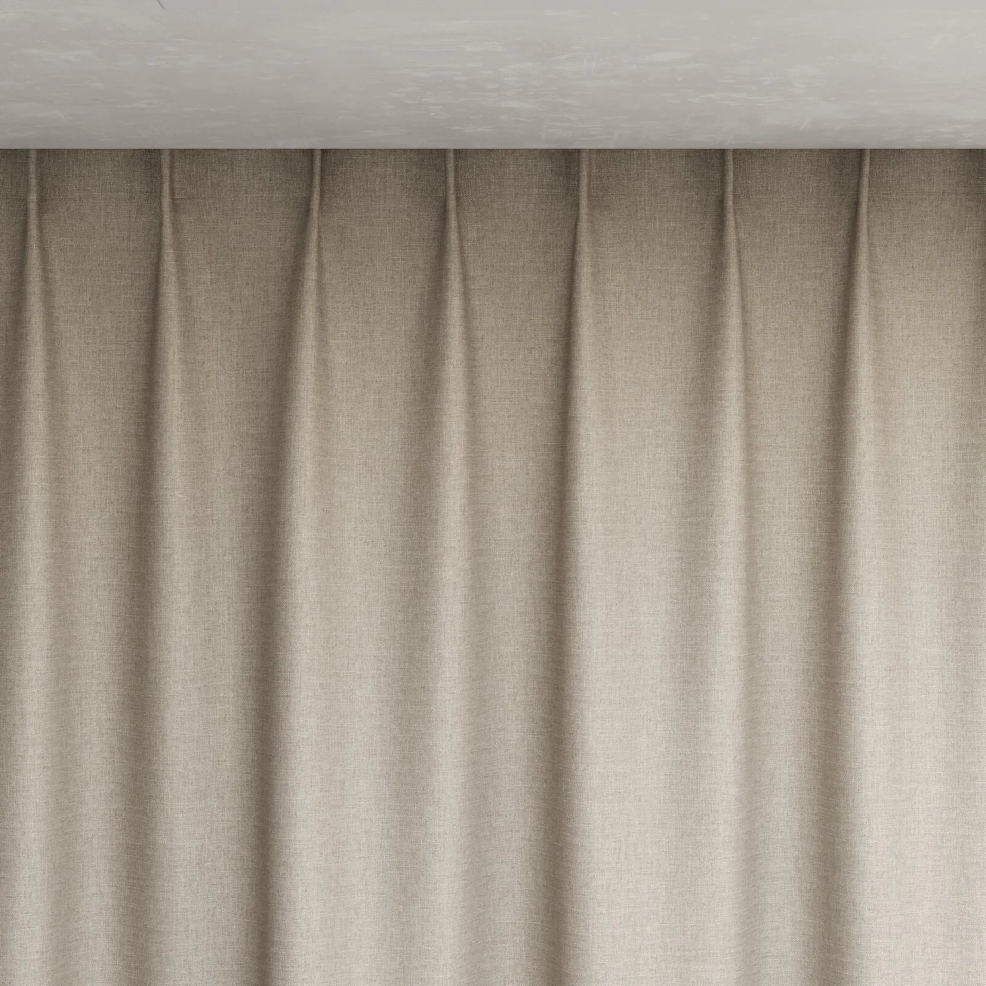 Top view of Frisco Flint, pinch pleat