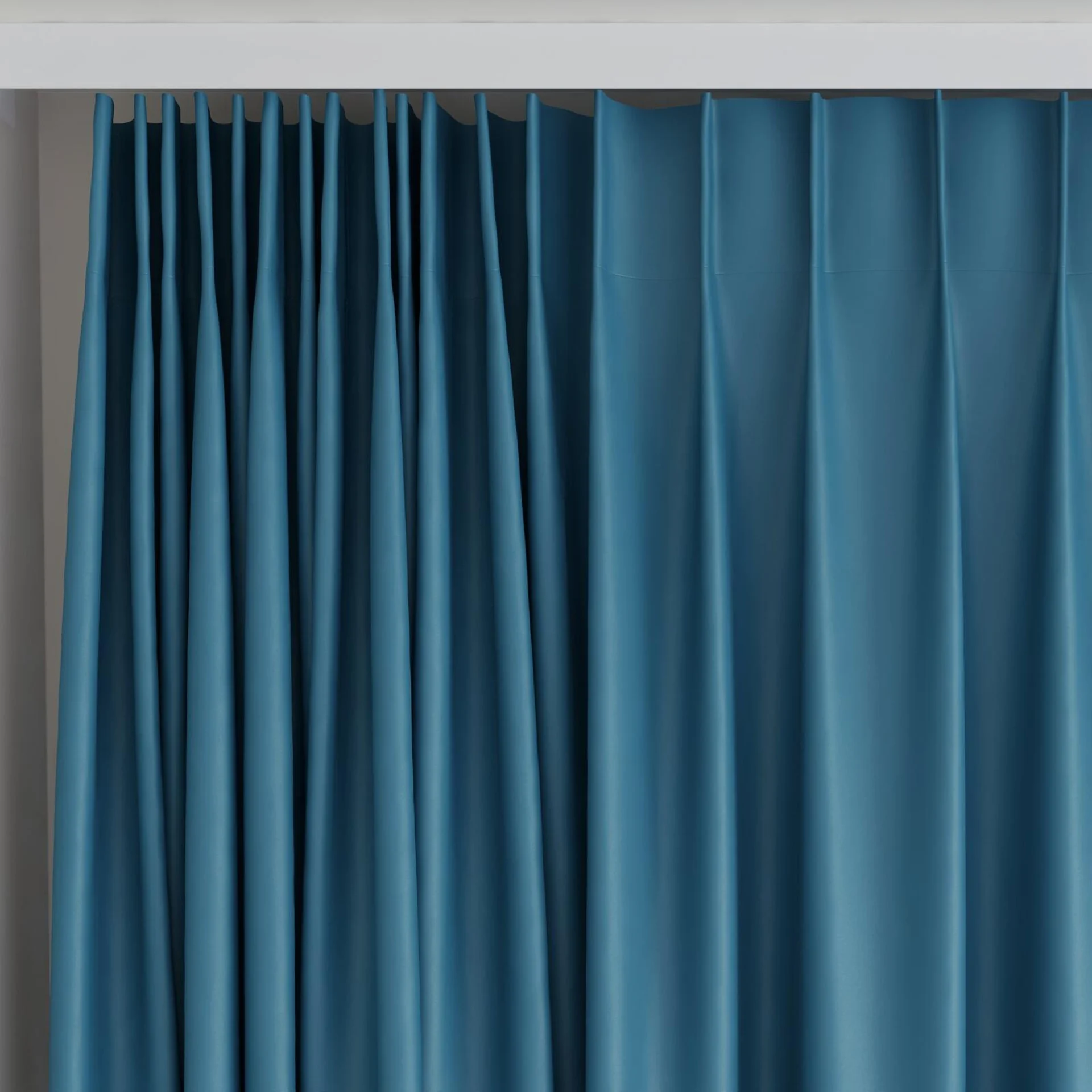 Top view of Blockbuster Spa, on curtain rail