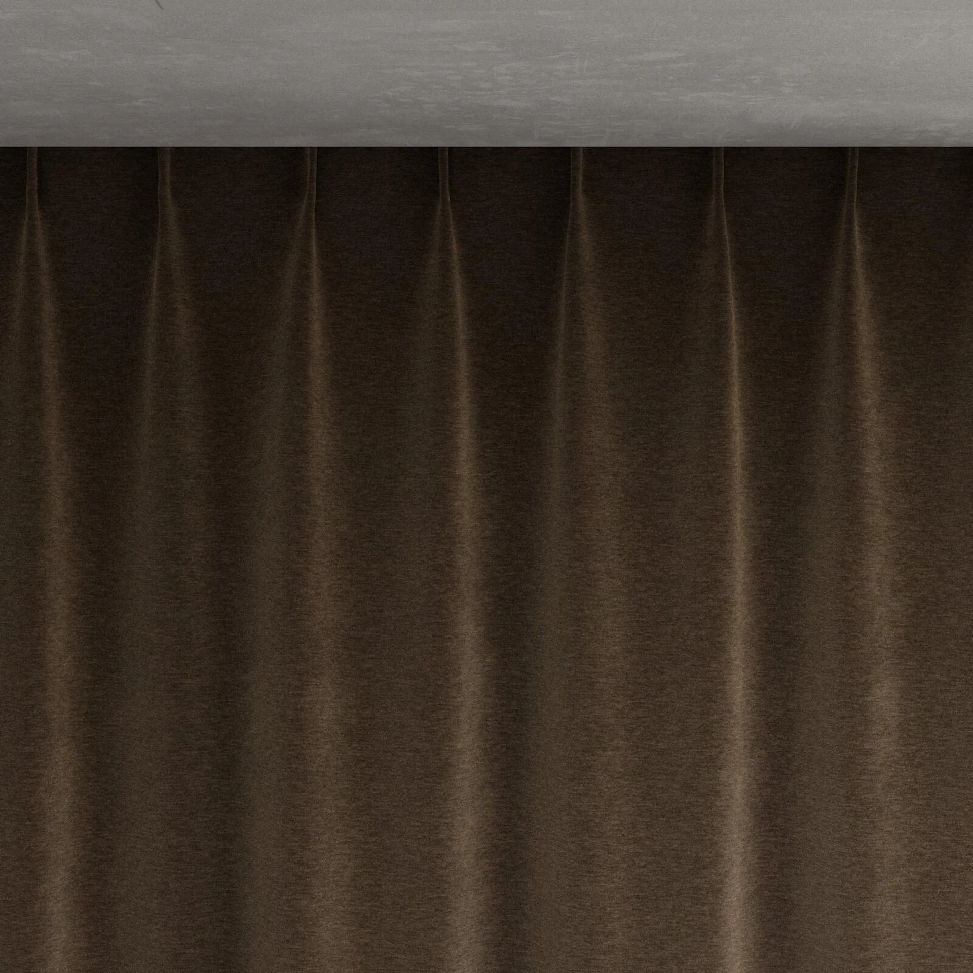 Top view of Geneva Bison, pinch pleat