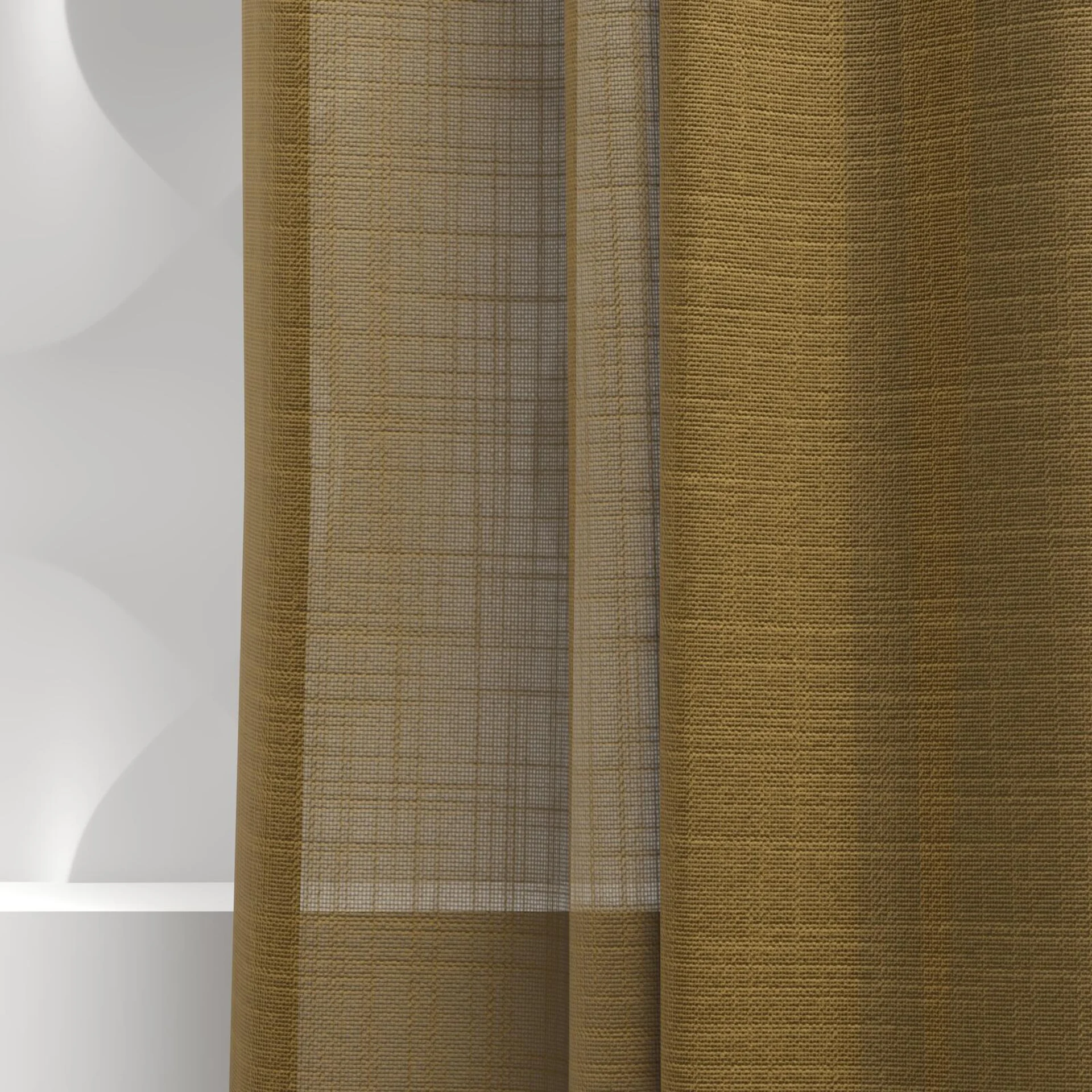 Detailed view of Kumo Recycled Ochre