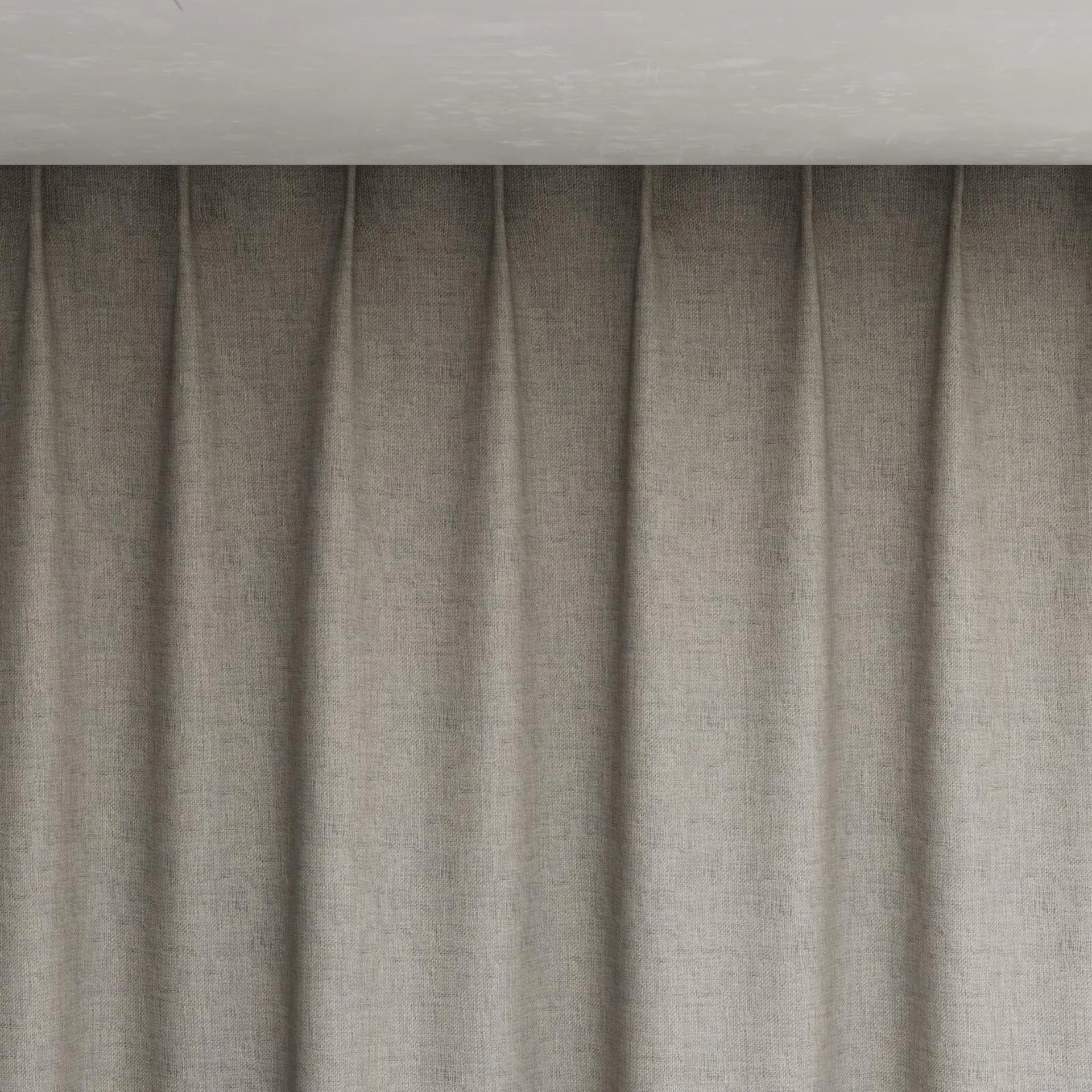 Top view of Element Cement, pinch pleat