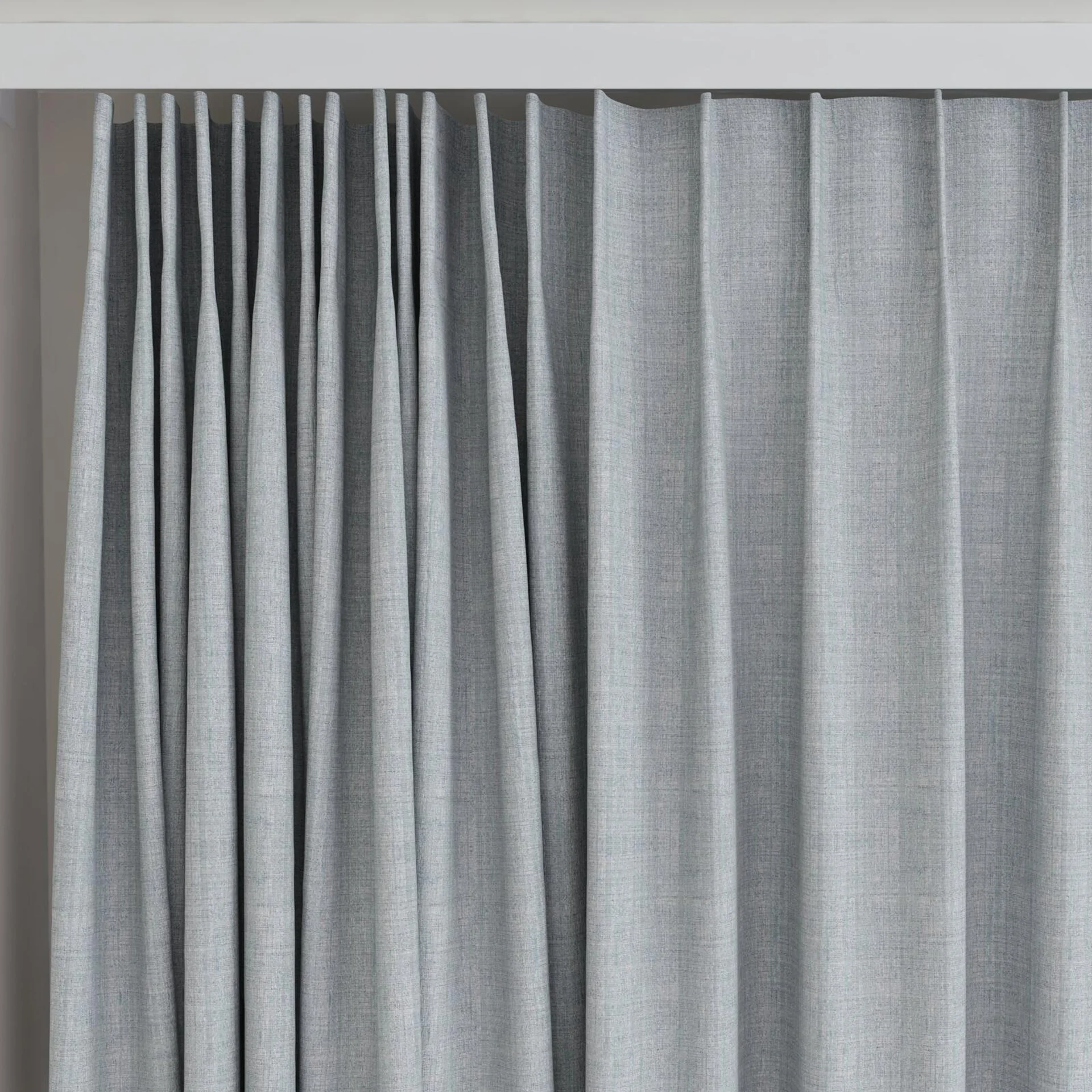 Top view of Iconic Fountain, on curtain rail