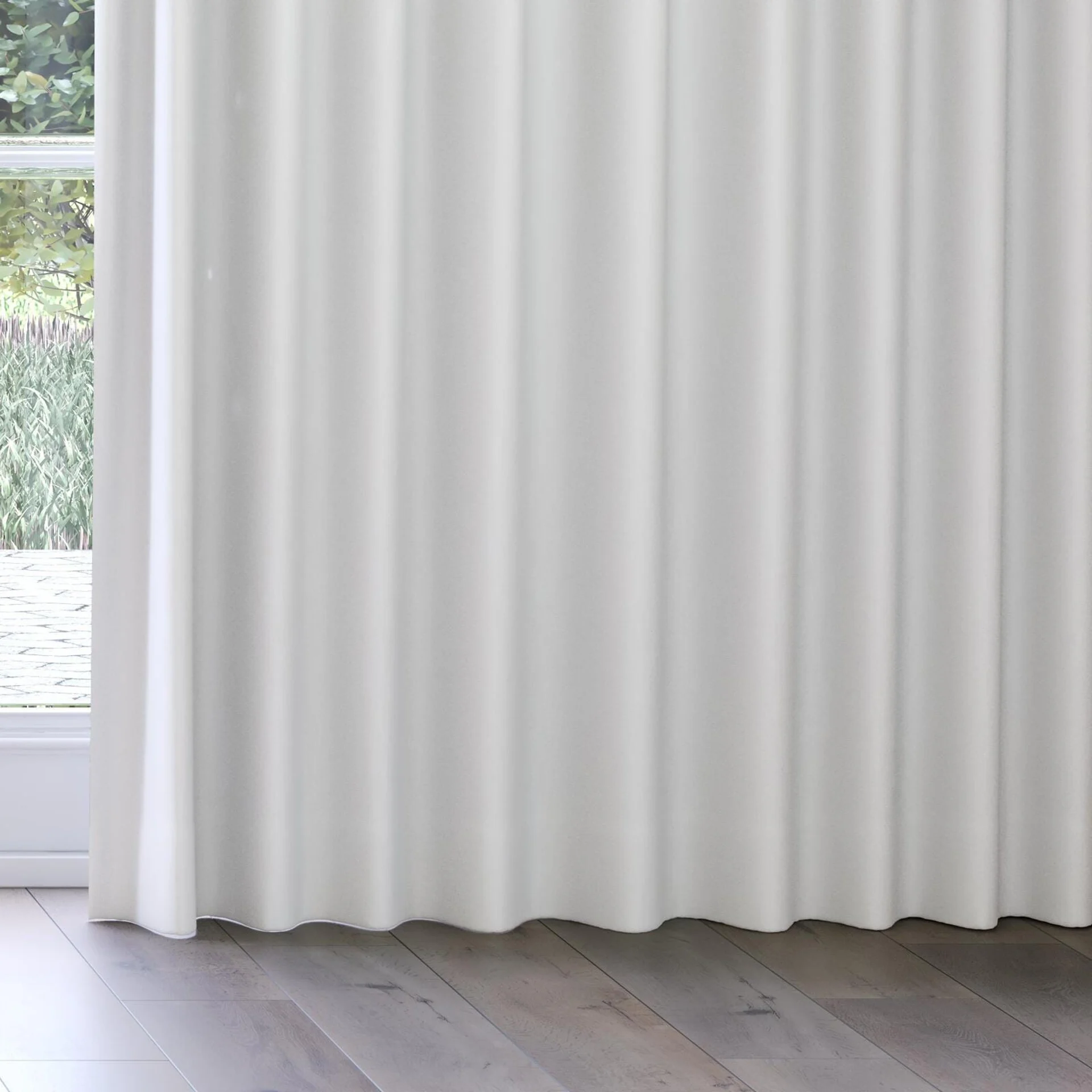 Bottom view of Quantum FR Cloud, on curtain rail