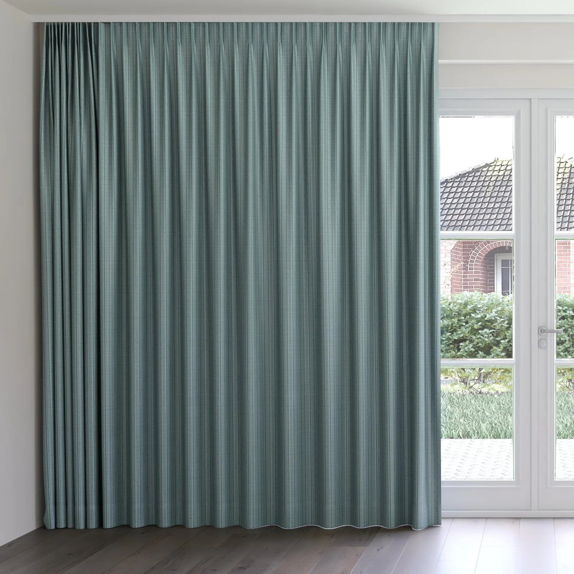 Front view of Oviedo Ocean, on curtain rail