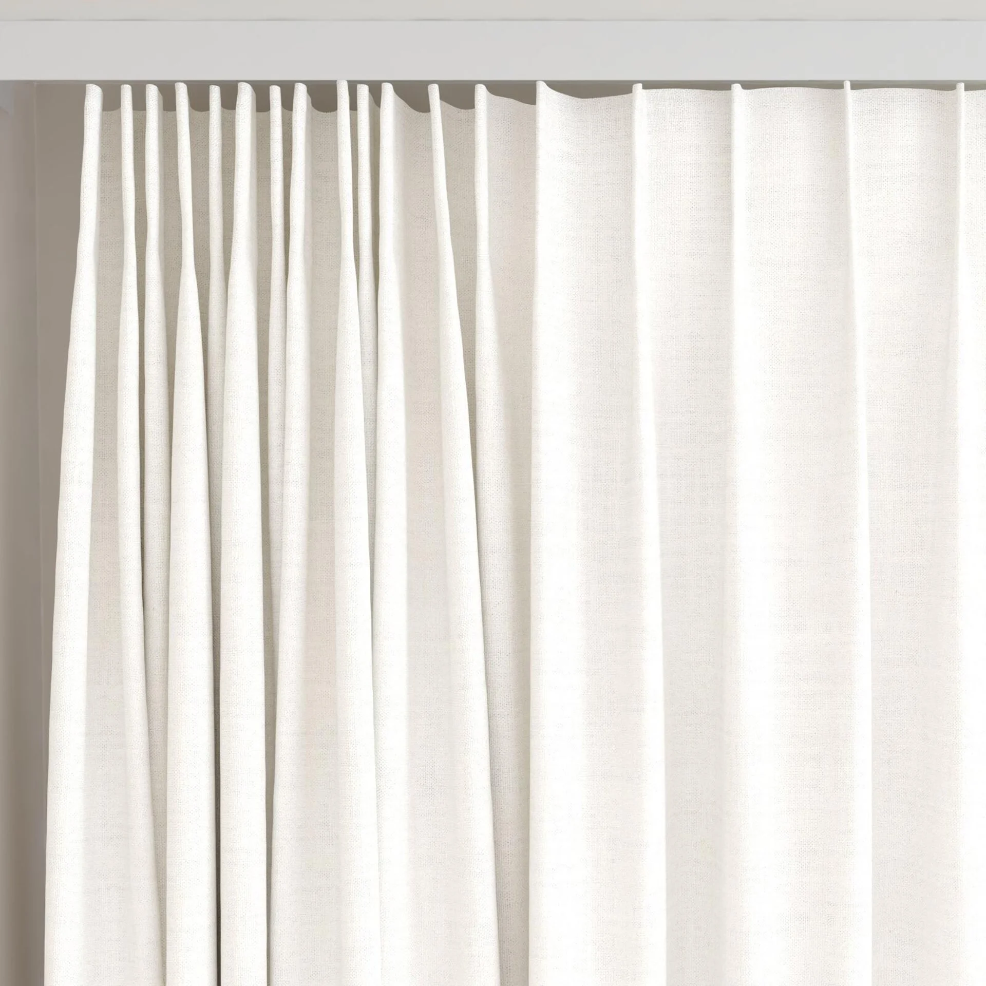 Top view of Chatham Sail, on curtain rail