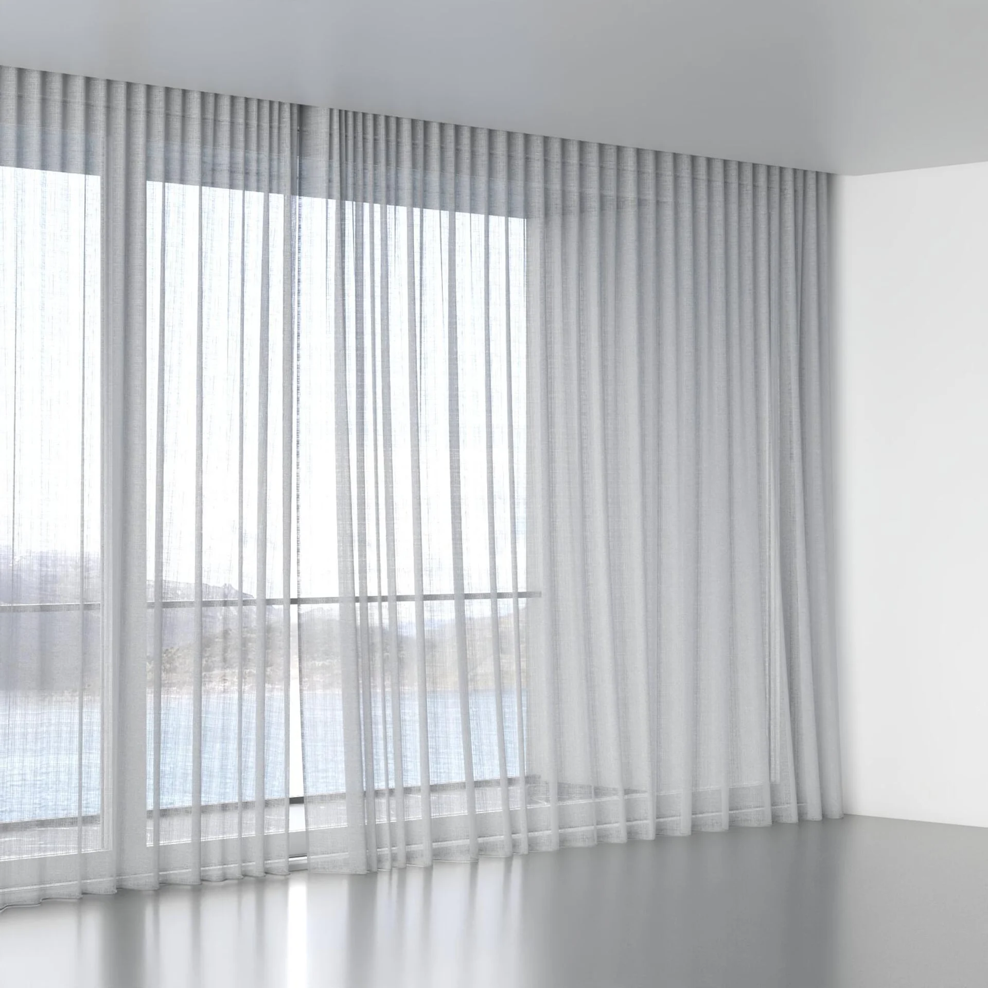 Full view of Scandinese Sky, wave pleat