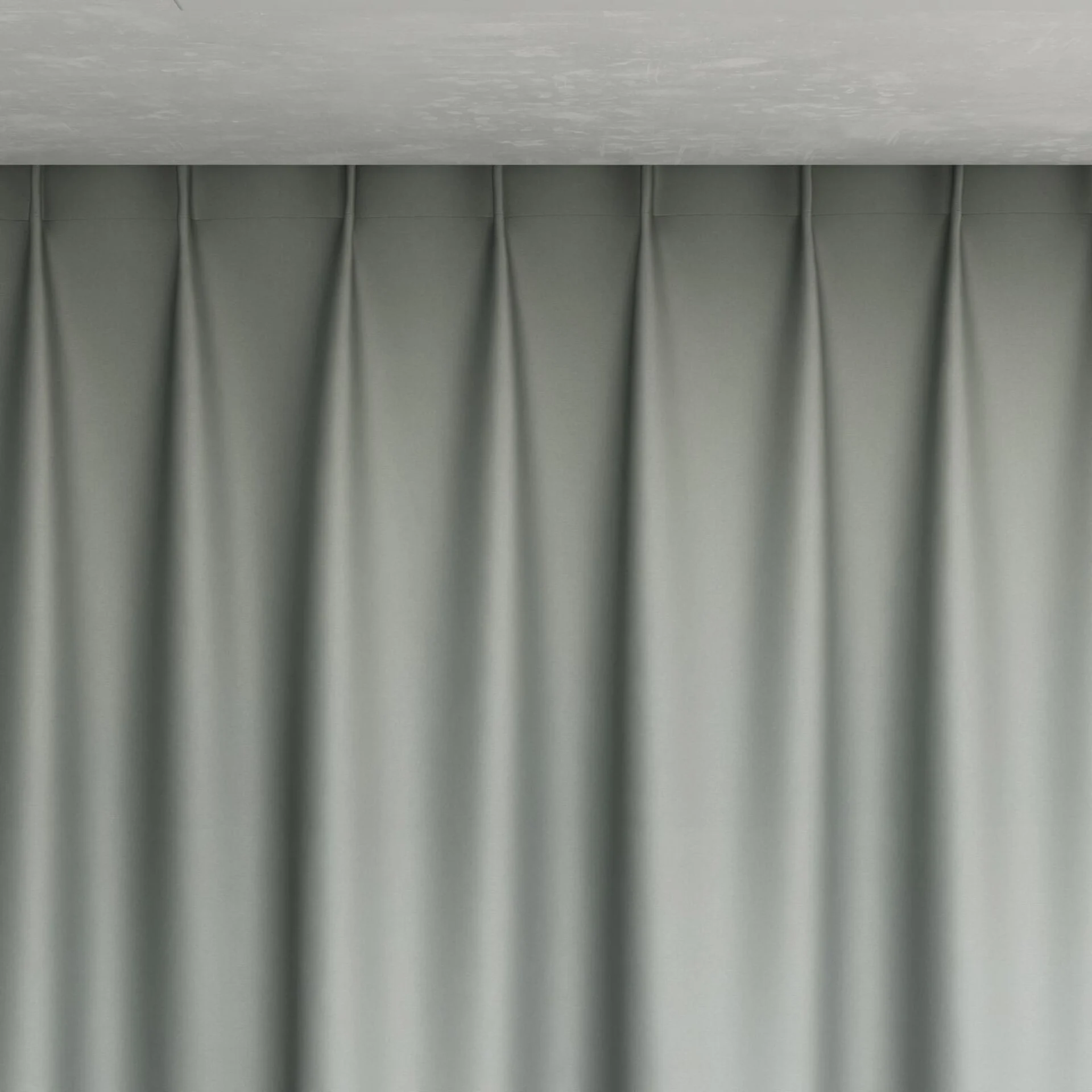 Top view of Fresh Aluminium, pinch pleat