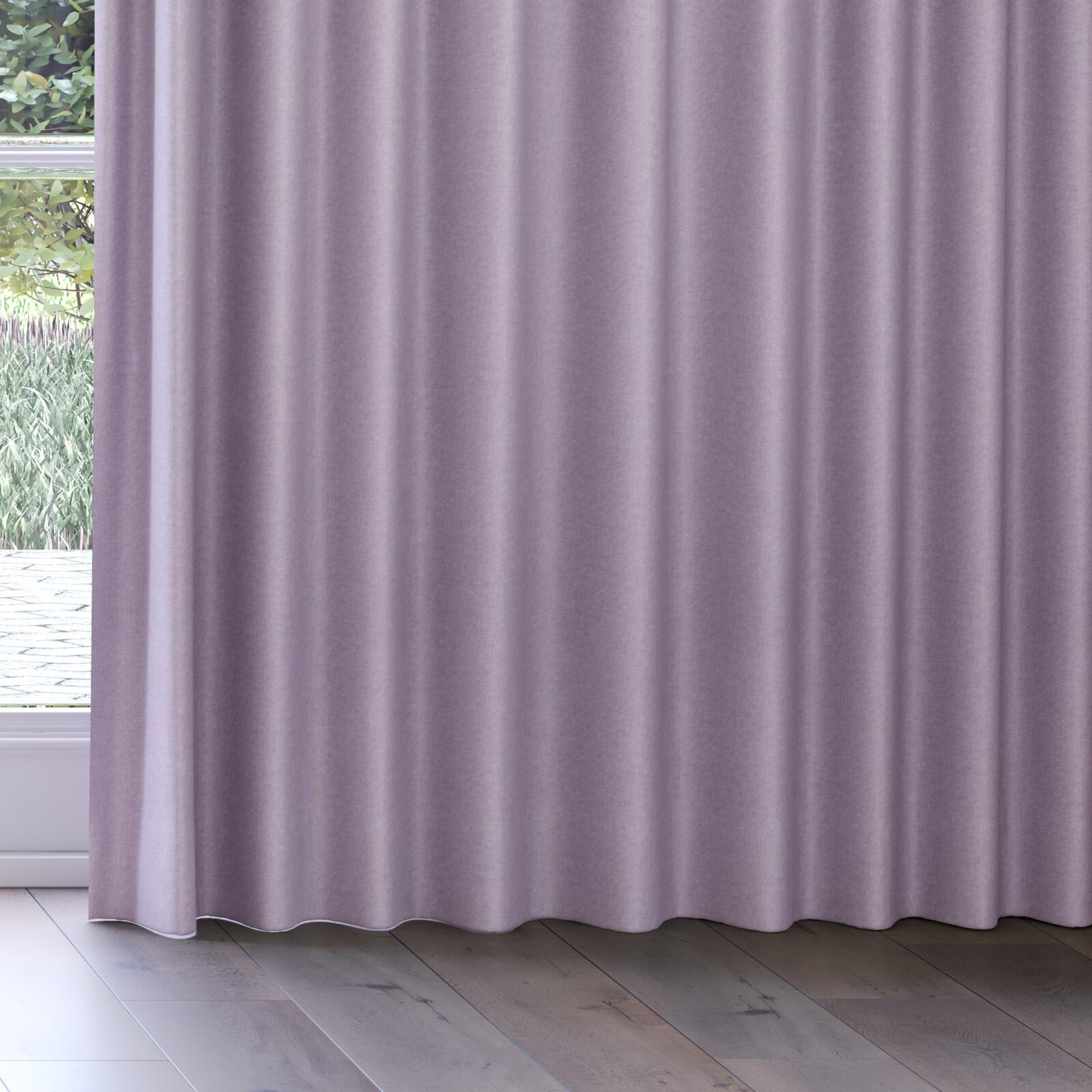 Bottom view of Goa Plum, on curtain rail