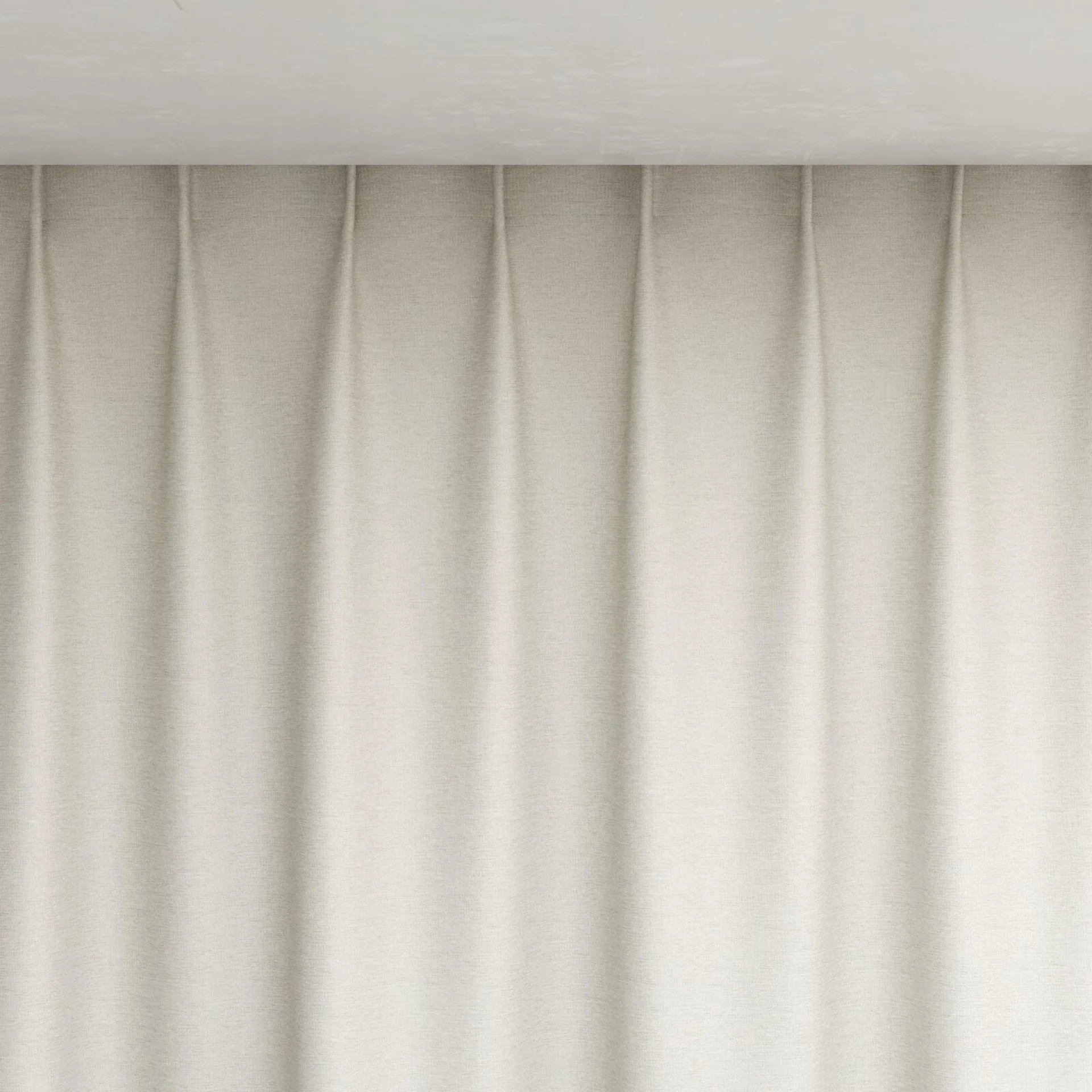 Top view of Ocean Linen, pinch pleat