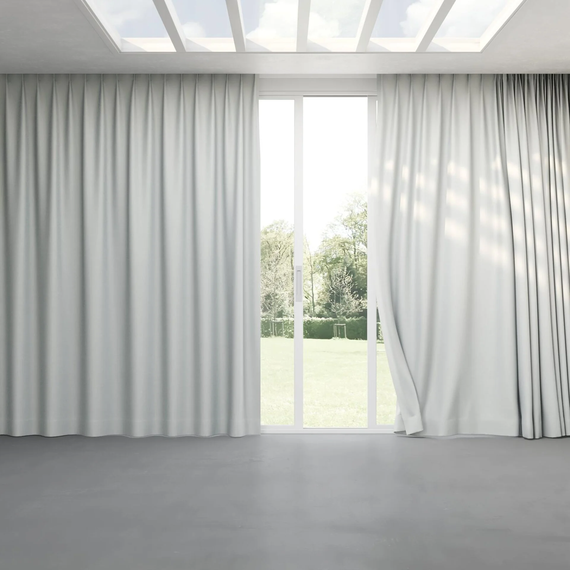 Full view of Bavaria Mist, pinch pleat