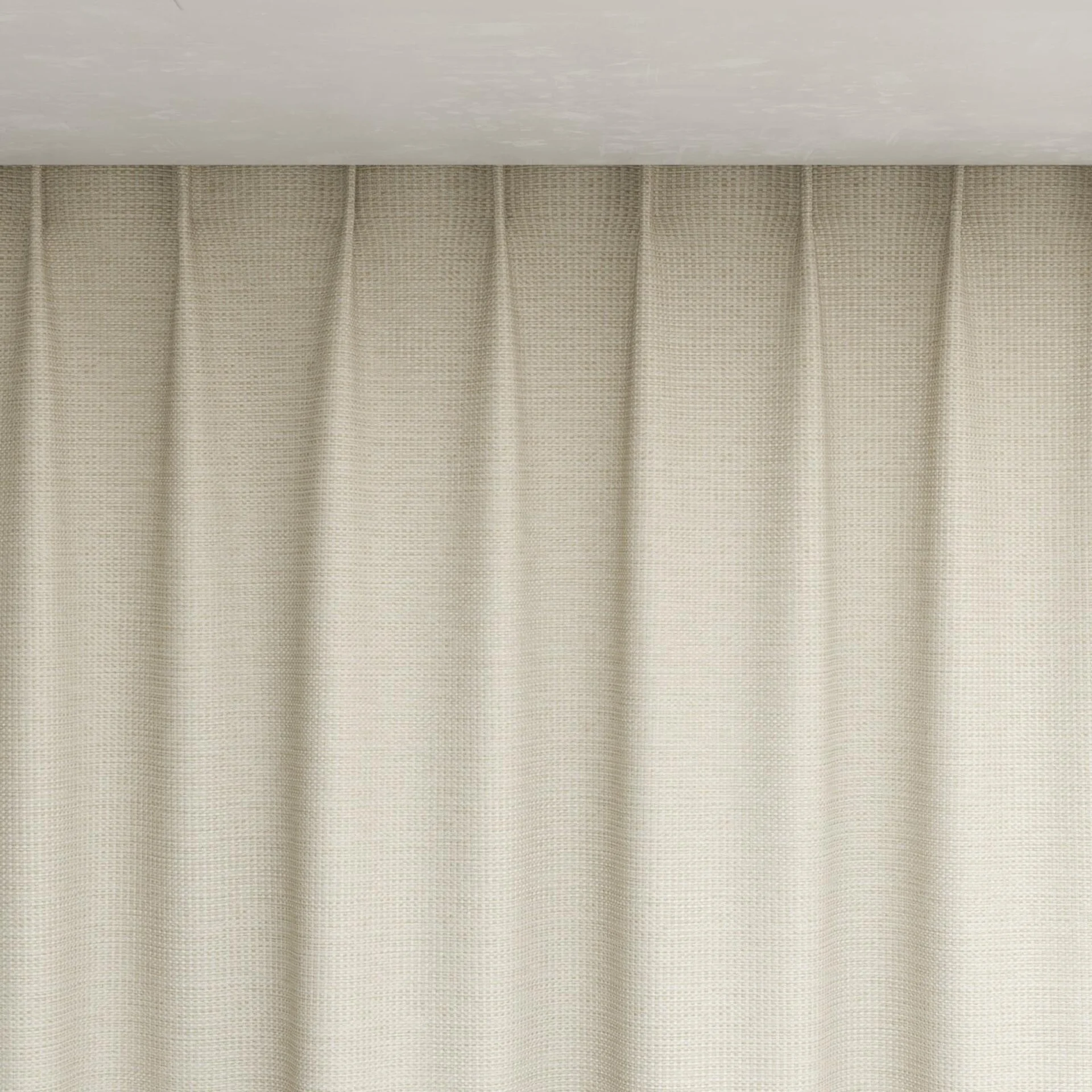 Top view of Astro Greige, pinch pleat