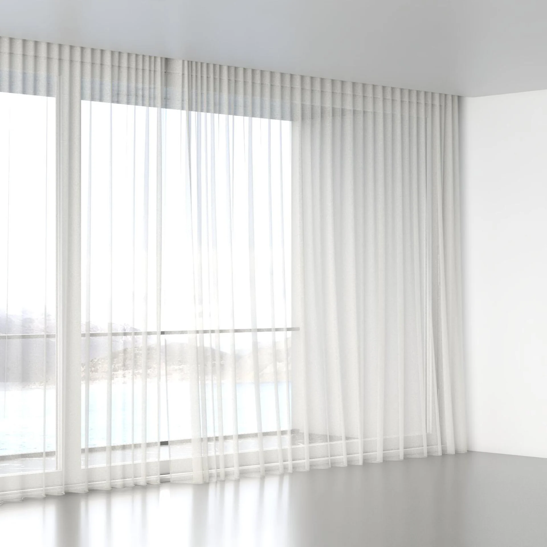 Full view of Marie Pure, wave pleat