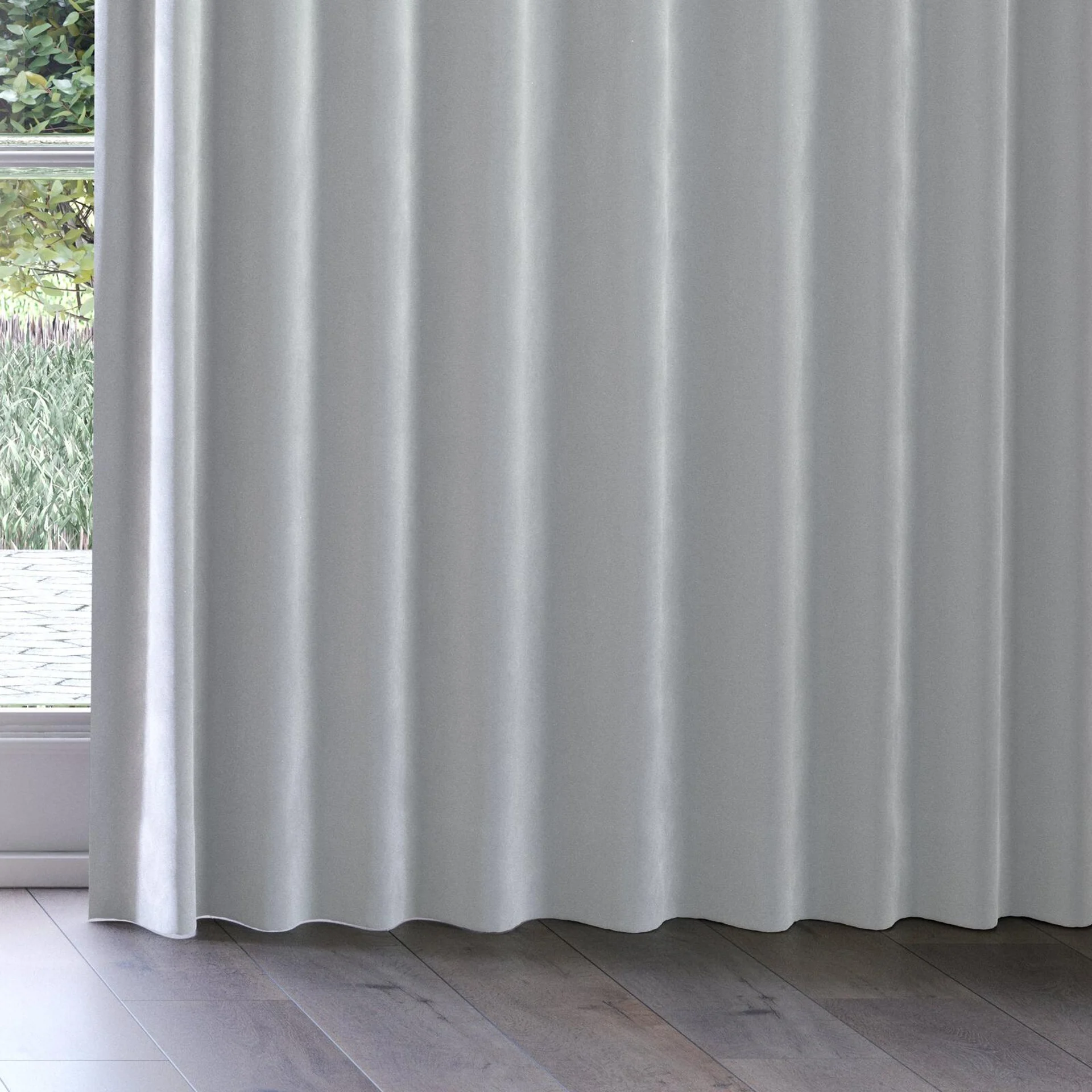 Bottom view of Verbier Shark, on curtain rail