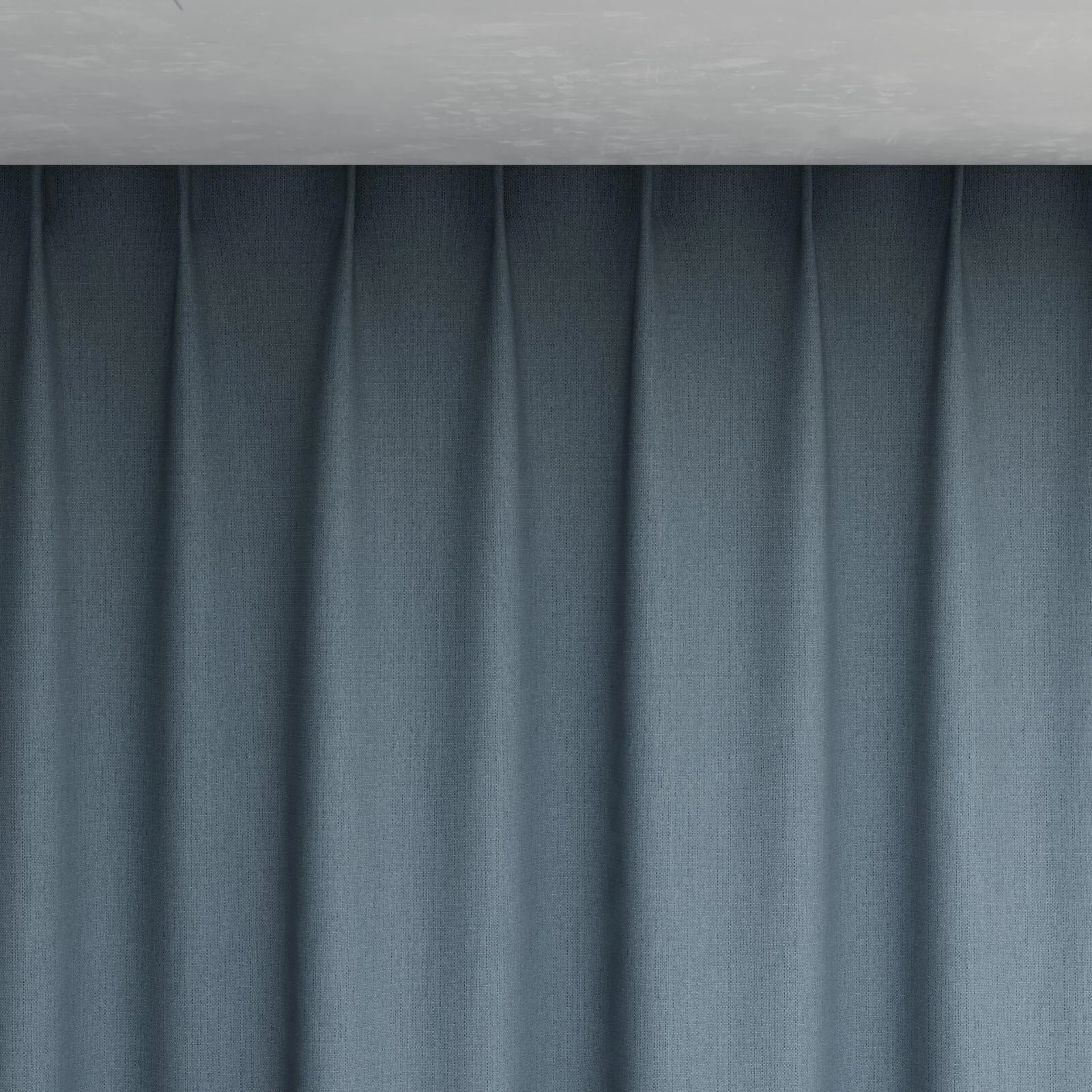 Top view of Darkness Ocean, pinch pleat