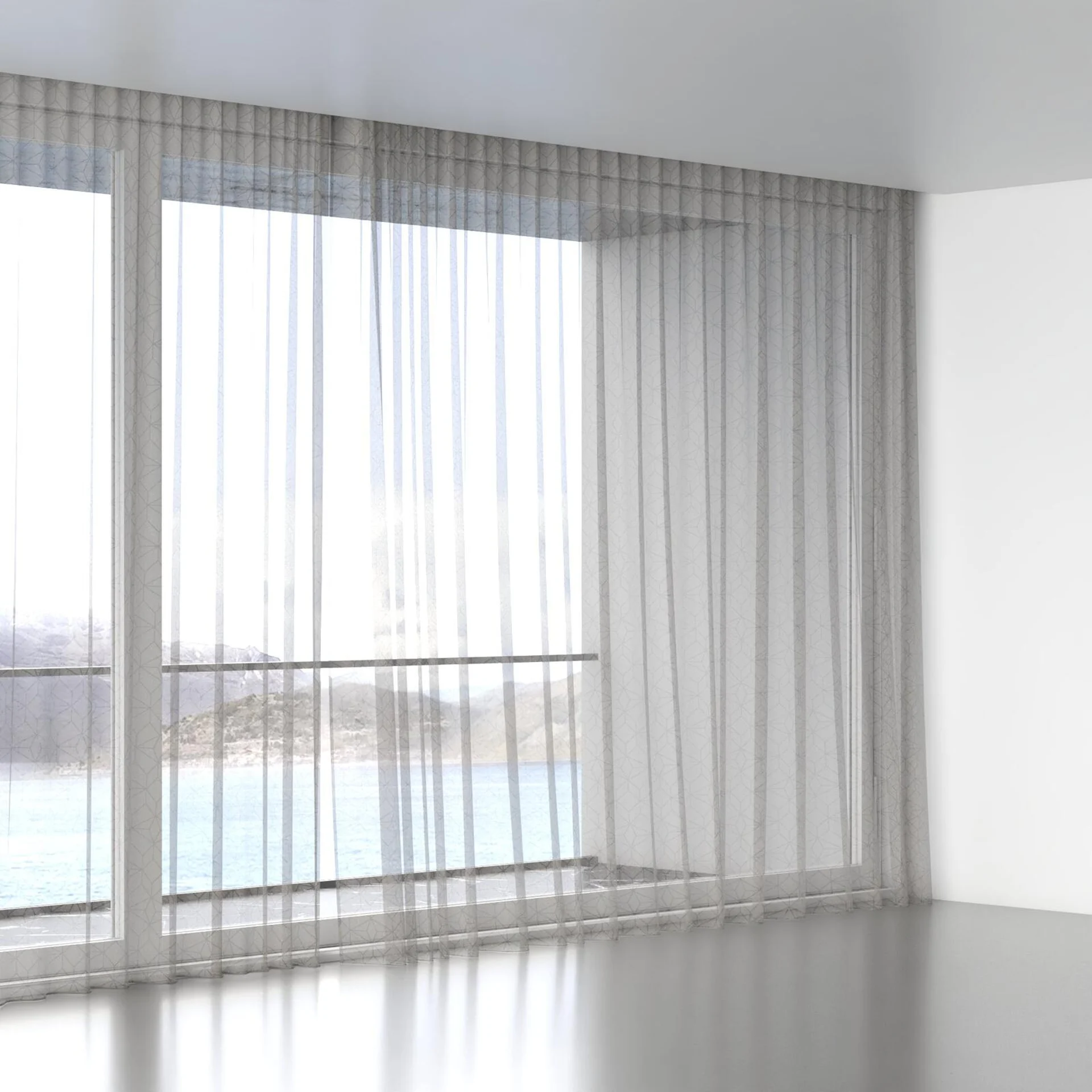 Full view of Alassio Horizon, wave pleat
