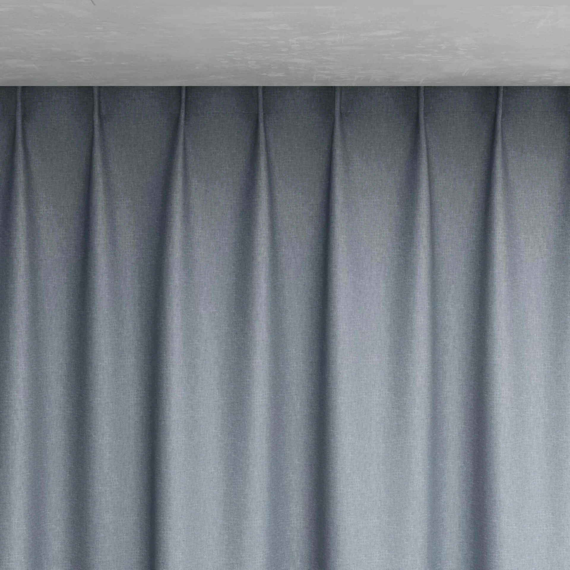 Top view of Naturama Aluminium, pinch pleat